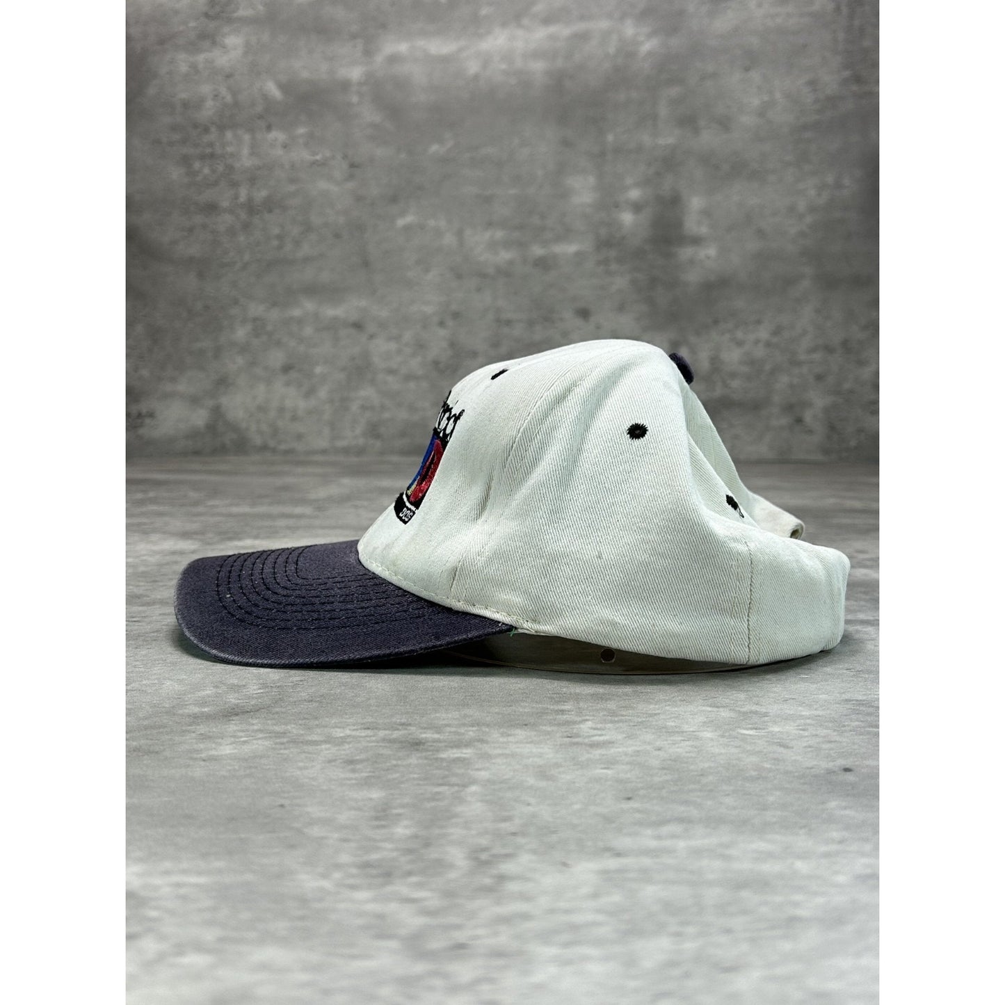 Vintage 90s Wordperfect Six.0 Embroidered Spellout Snapback Hat OSFA White