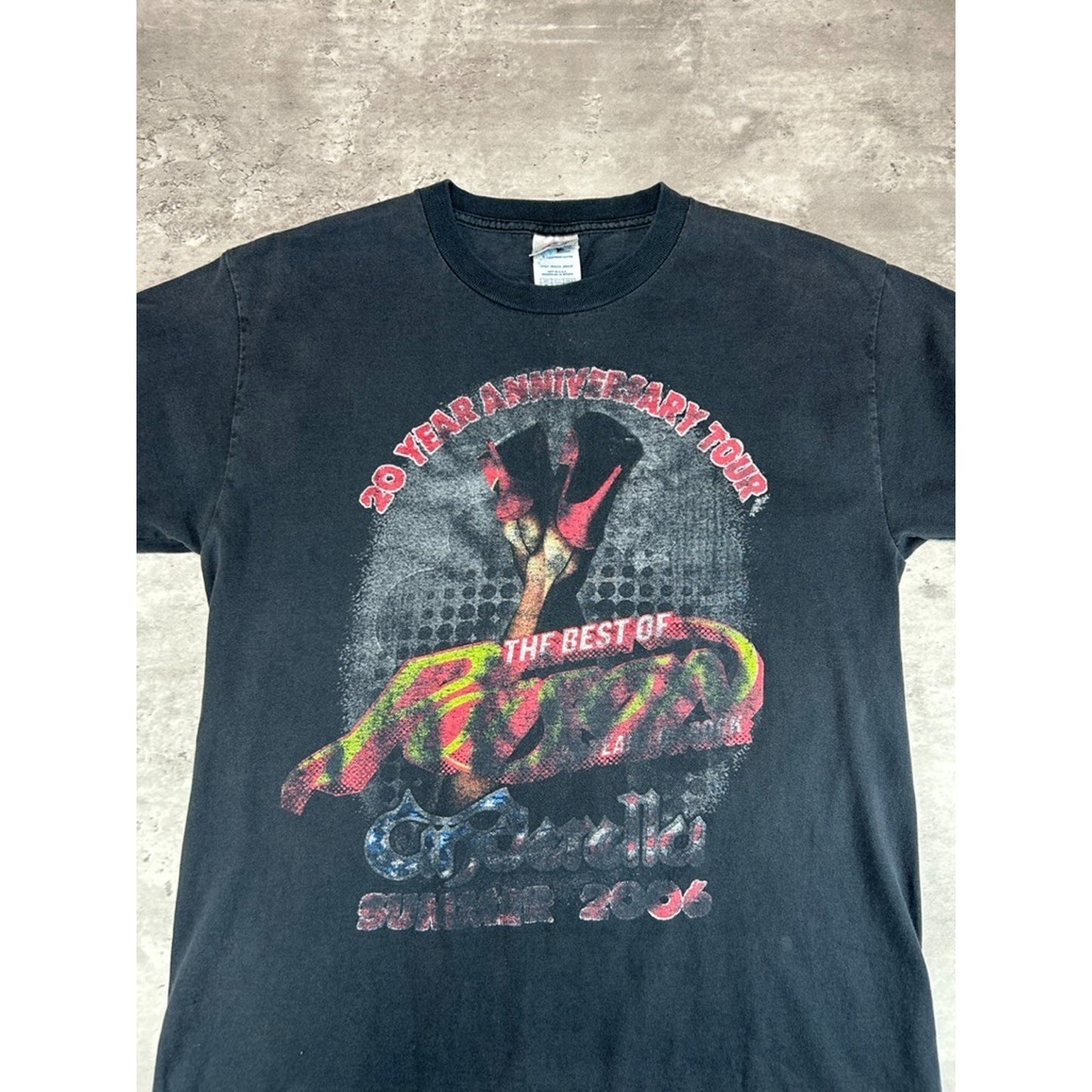 Vintage 2006 Poison 20th Anniversary Tour Rock Music Tour Graphic T-Shirt Size Medium