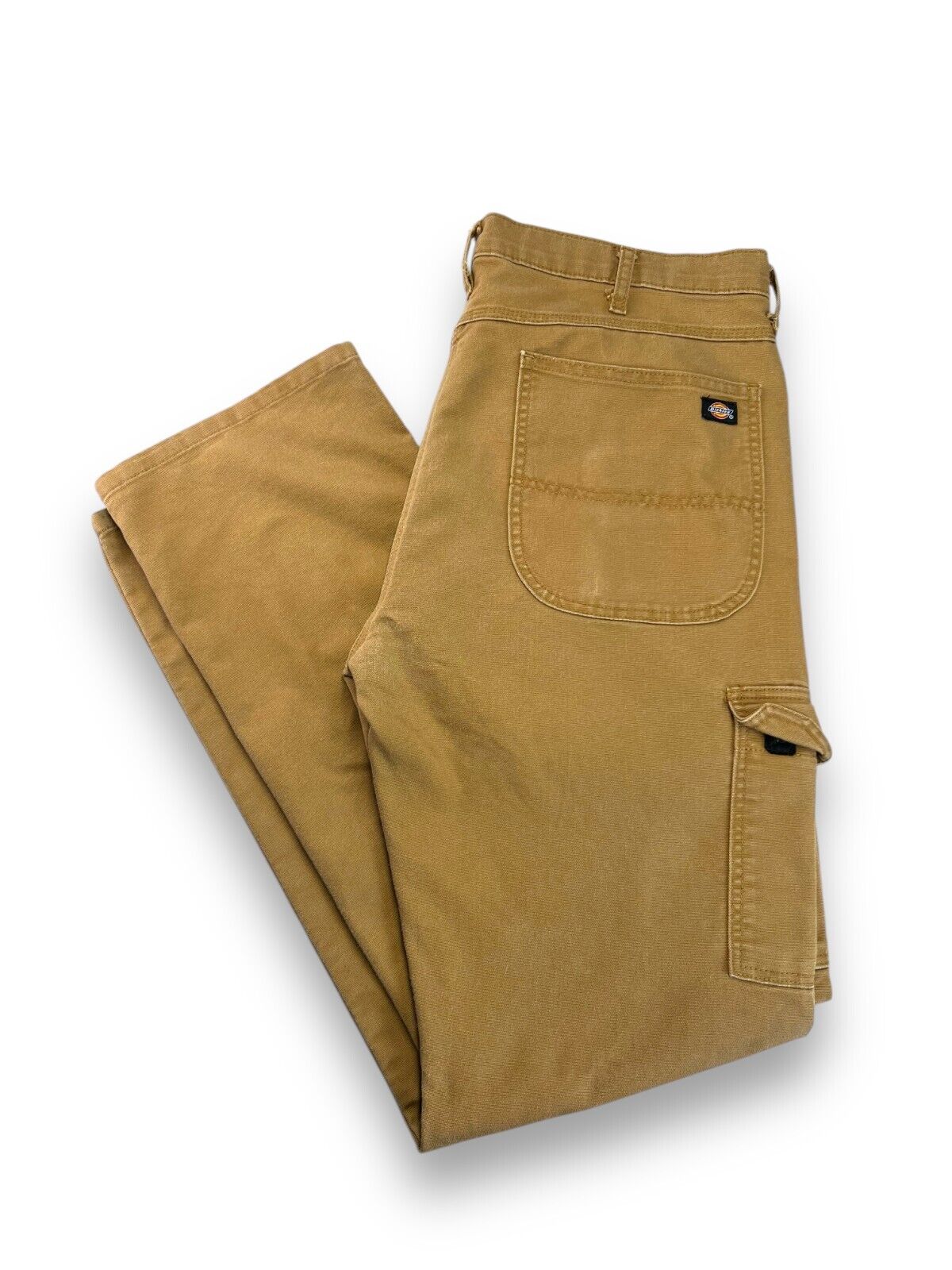 Dickies Flex Canvas Workwear Cargo Pants Size 37W Beige