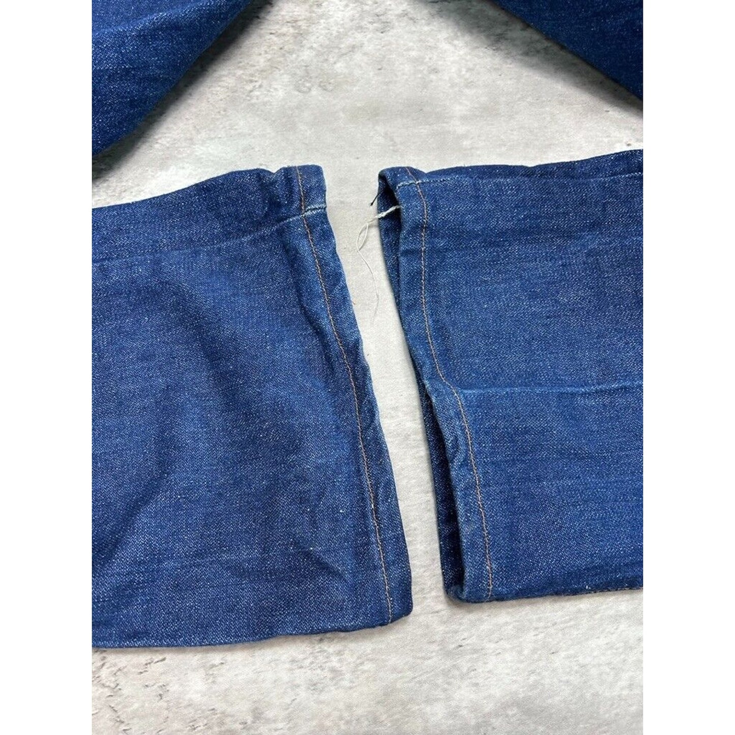 Vintage Wrangler Western Dark Wash Straight Leg Denim Pants Size 37 Blue
