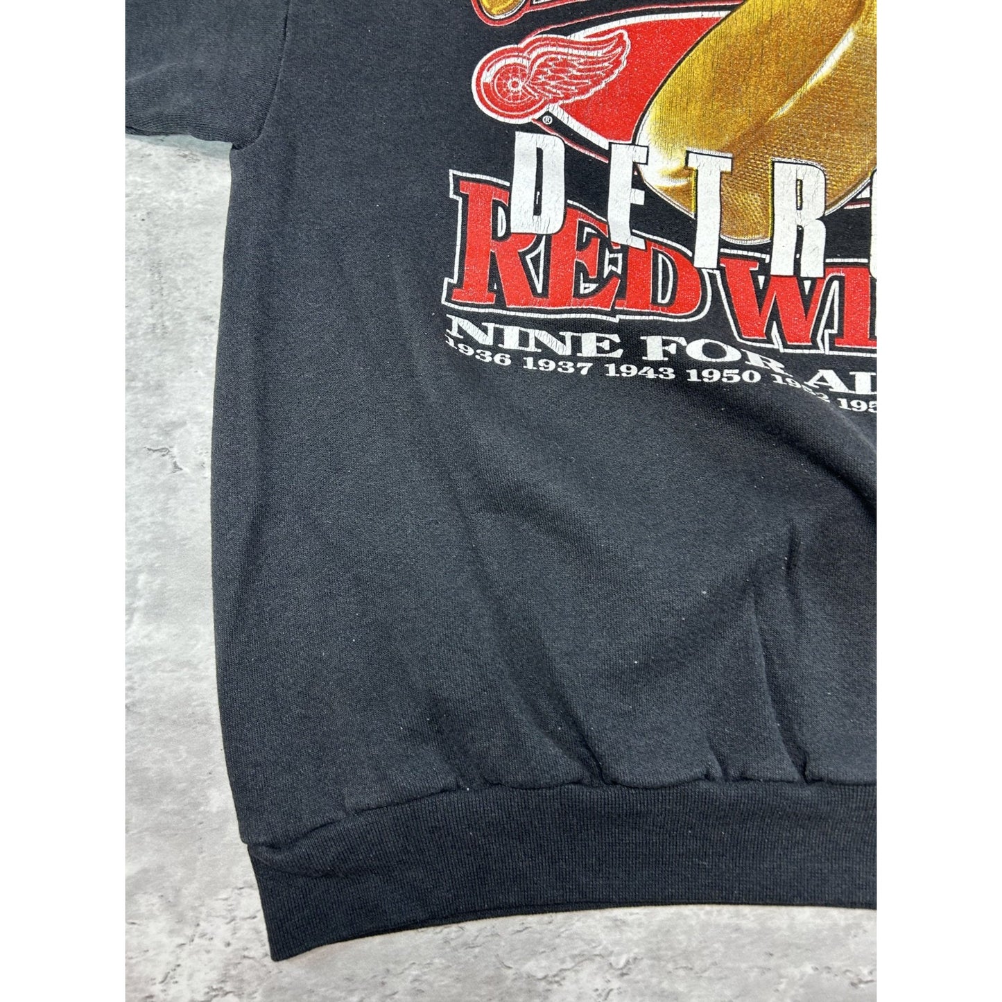 VTG 1998 Detroit Red Wings NHL Back To Back Stanley Cup Champs Sweatshirt Sz XL