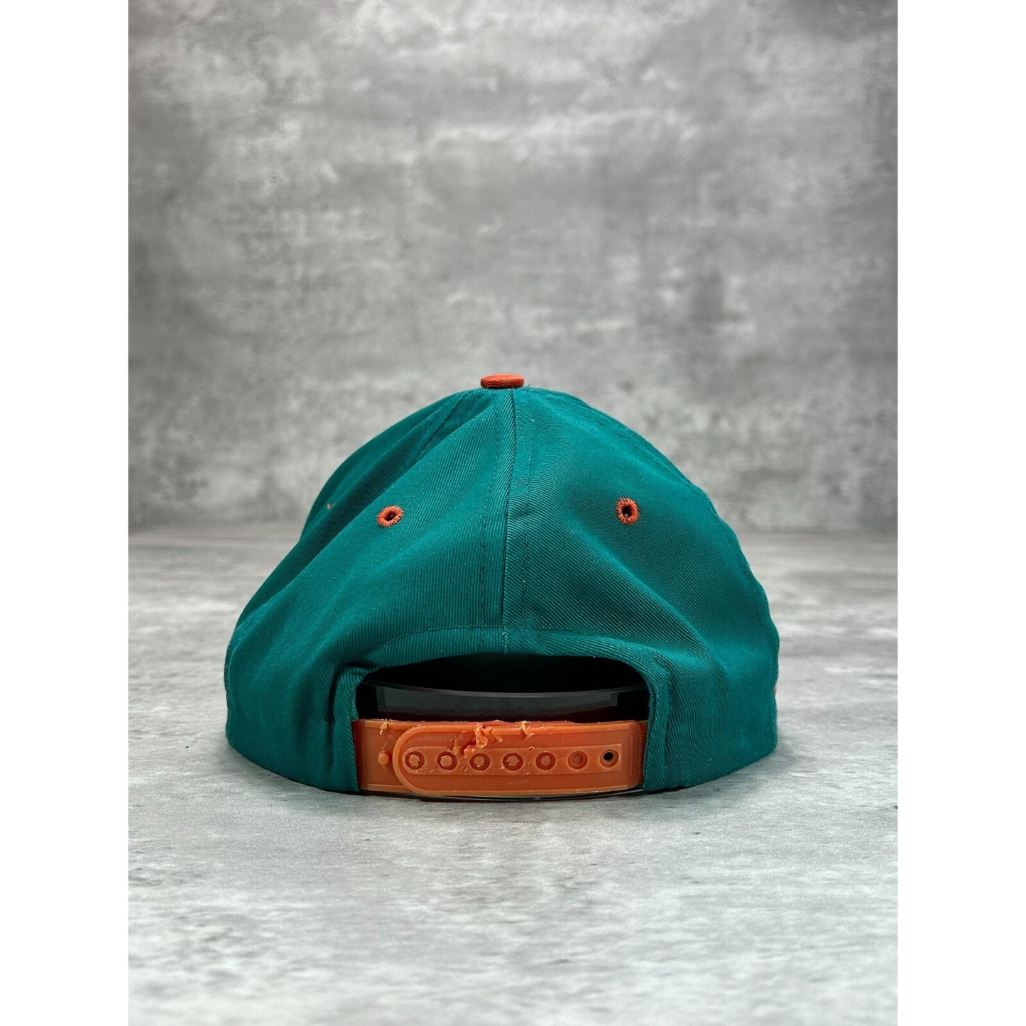Vintage 90s Miami Dolphins NFL Embroidered Logo Football Snapback Hat OSFA
