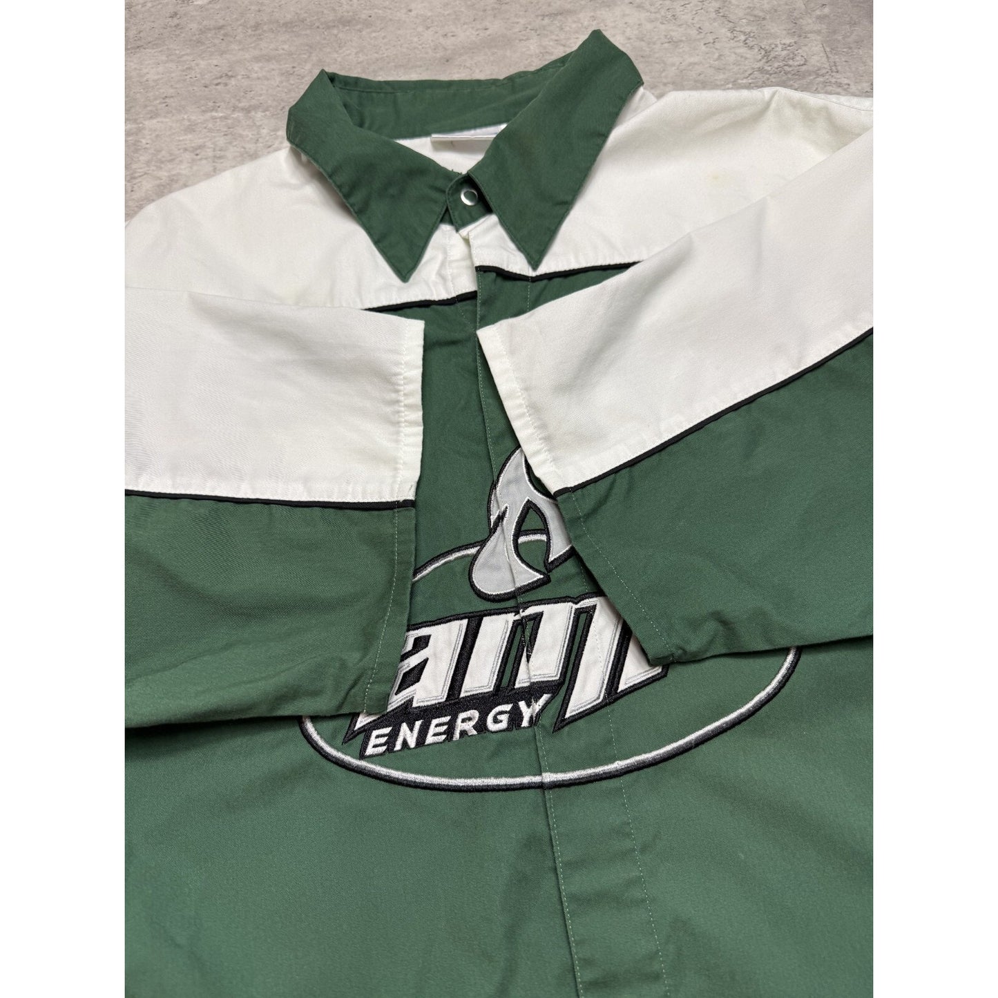 Vintage Dale Earnhardt Jr #88 NASCAR Amp Energy Button Up Shirt Size XXL
