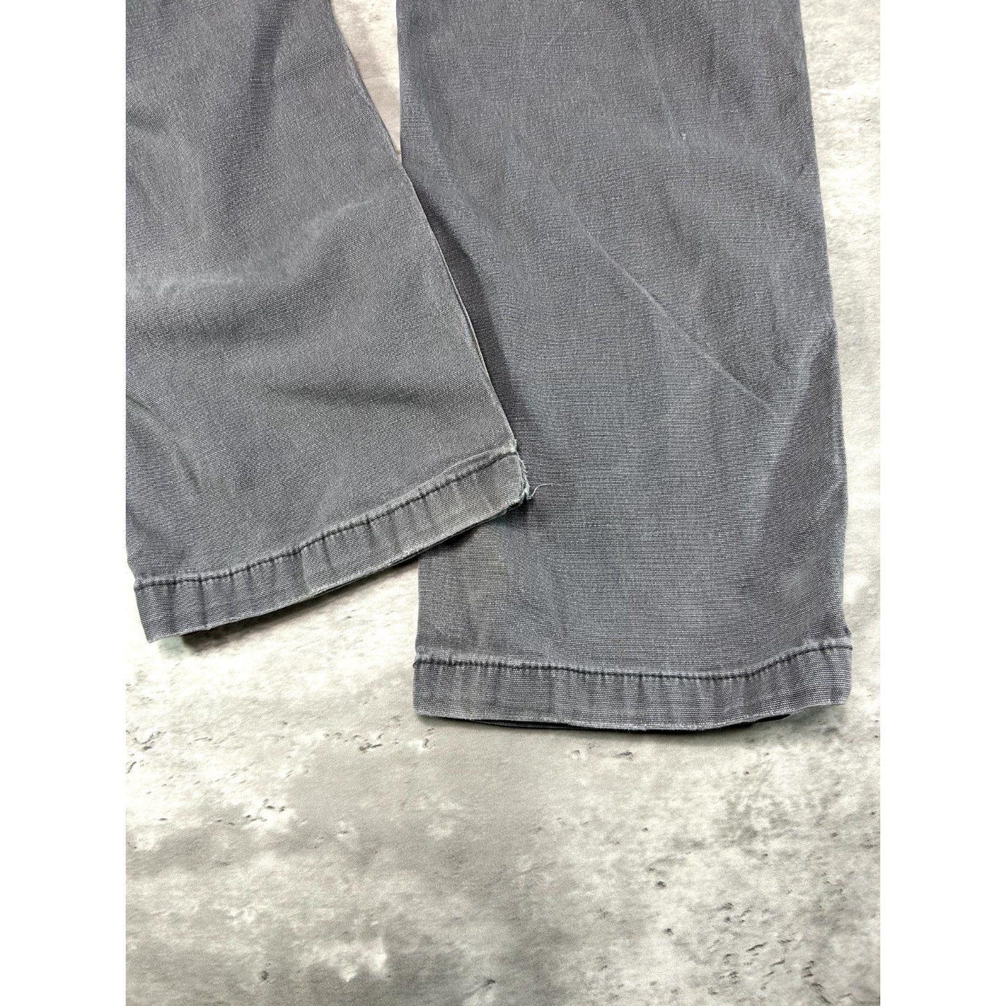 Carhartt relaxed Fit Canvas Work Wear Five Pocket Pants Size 34W Gray