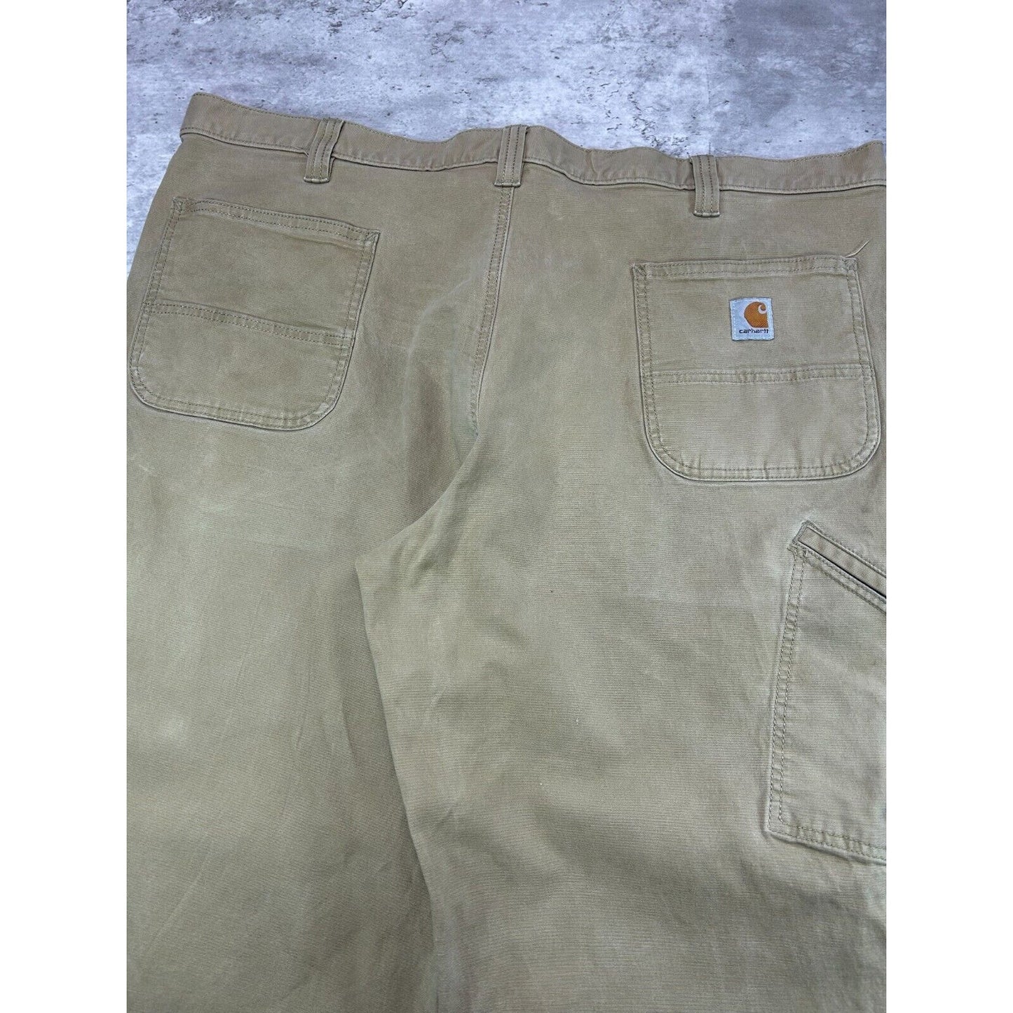Carhartt Relaxed Fit Canvas Workwear Five Pocket Pants Size 43 Beige