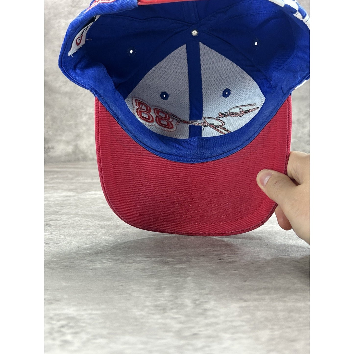 Vintage Dale Jarrett #88 Nascar Racing Embroidered Spellout Snapback Hat OSFA