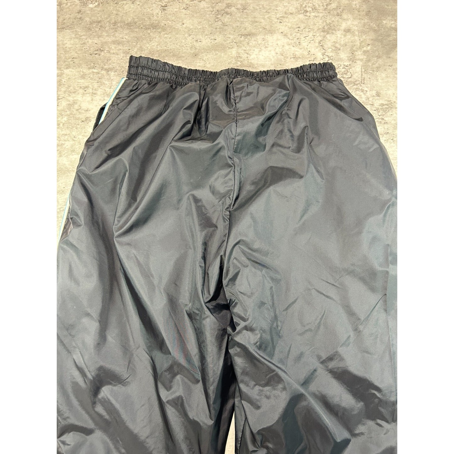 Vintage 90s CS Signature Nylon Track Pants Size Medium Black