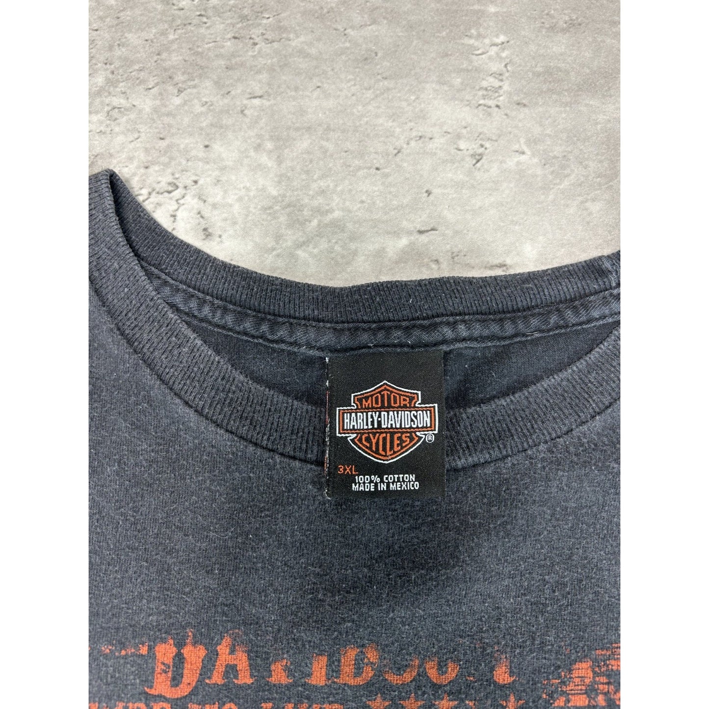 Harley Davidson Motorcycles Classic Logo Spellout Graphic T-Shirt Size 3XL