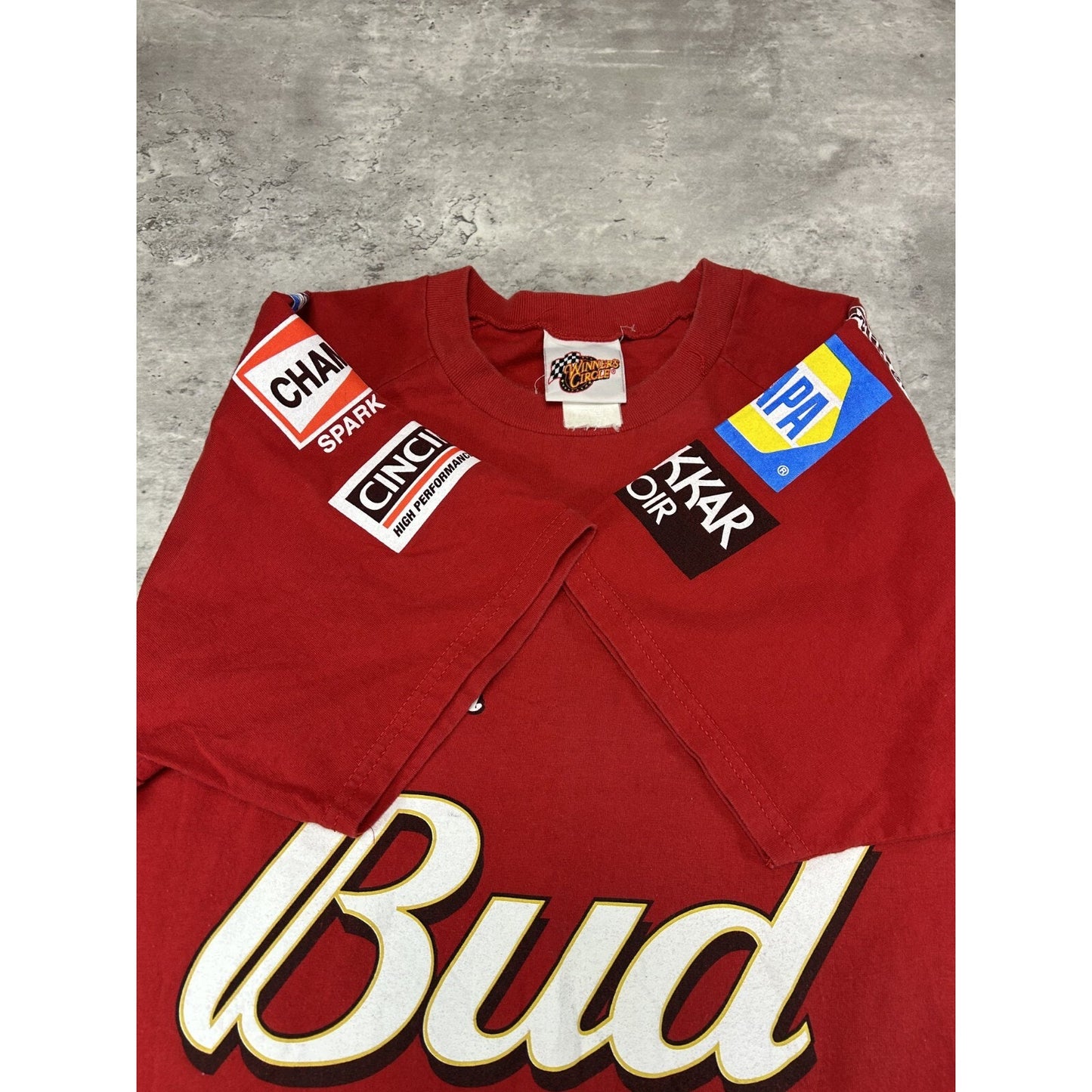 Vintage Dale Earnhardt Jr #8 Nascar Budwesier King Of Beers T-Shirt Size Large