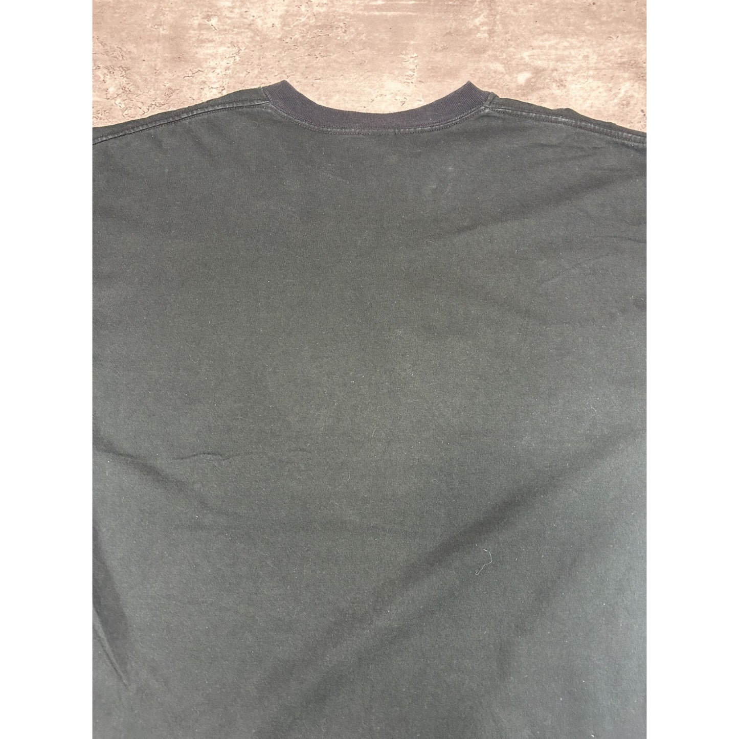 Vintage 2000s Flaming Skull Graphic Long Sleeve T-Shirt Size 2XL Black