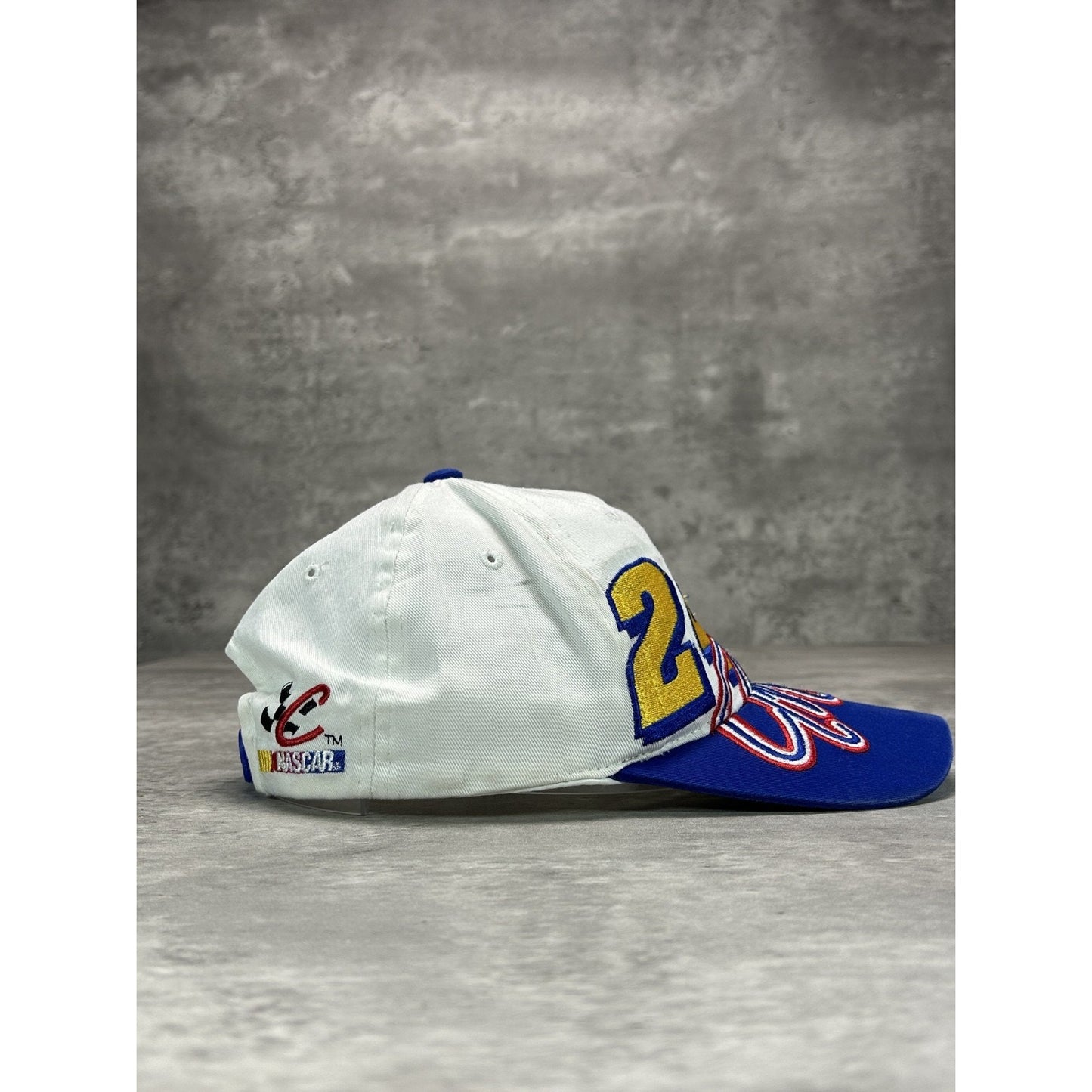 Vintage 90s Jeff Gordon #24 Nascar Racing Embroidered Spellout Snapback Hat OSFA