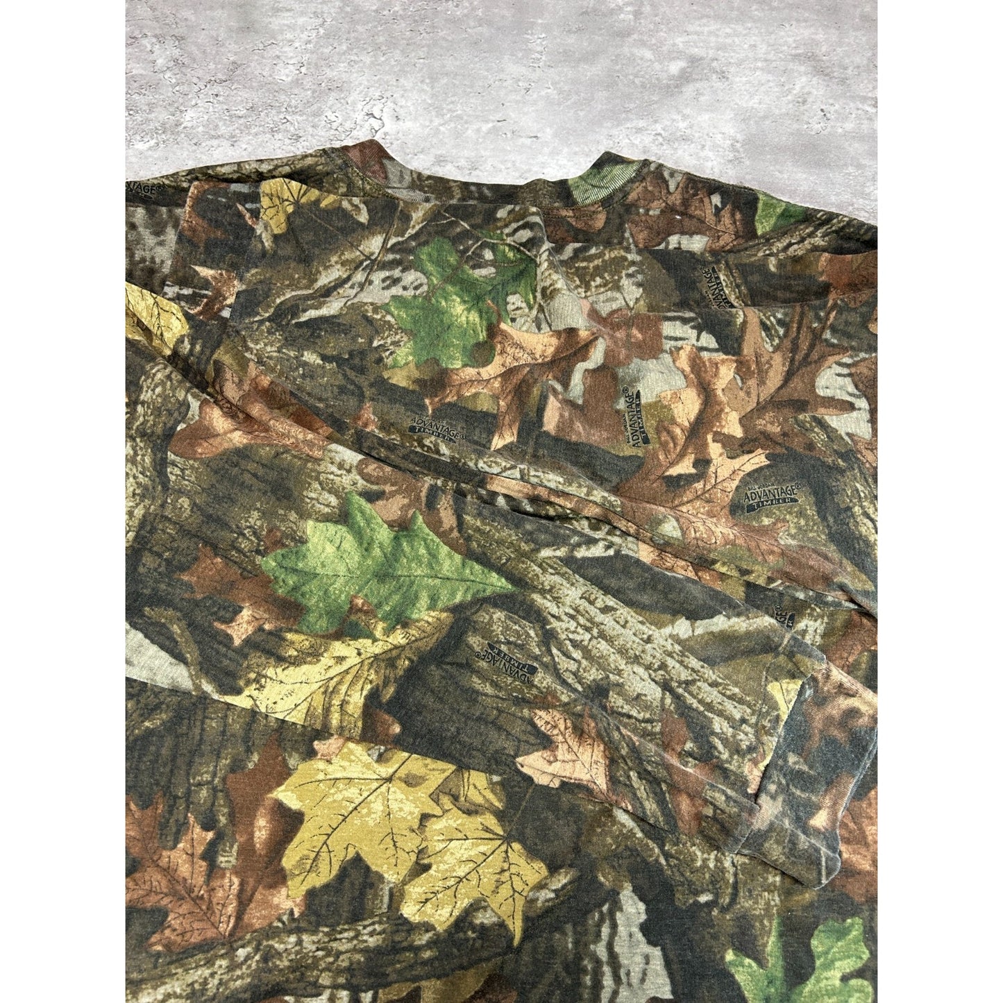 Vintage 90s Fieldline Advantage Timber Tree Camo Long Sleeve T-Shirt Size 3XL