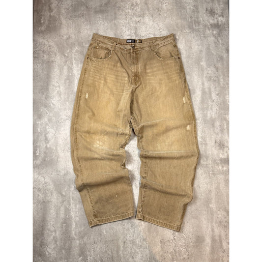 Vintage Y2K South Pole Distressed Baggy Fit Khaki Pants Size 41