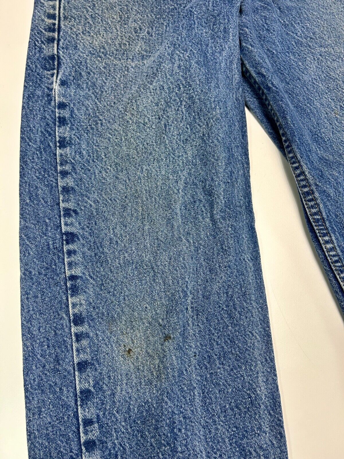 Vintage Carhartt Medium Wash Denim Work Wear Pants Size 30W Blue