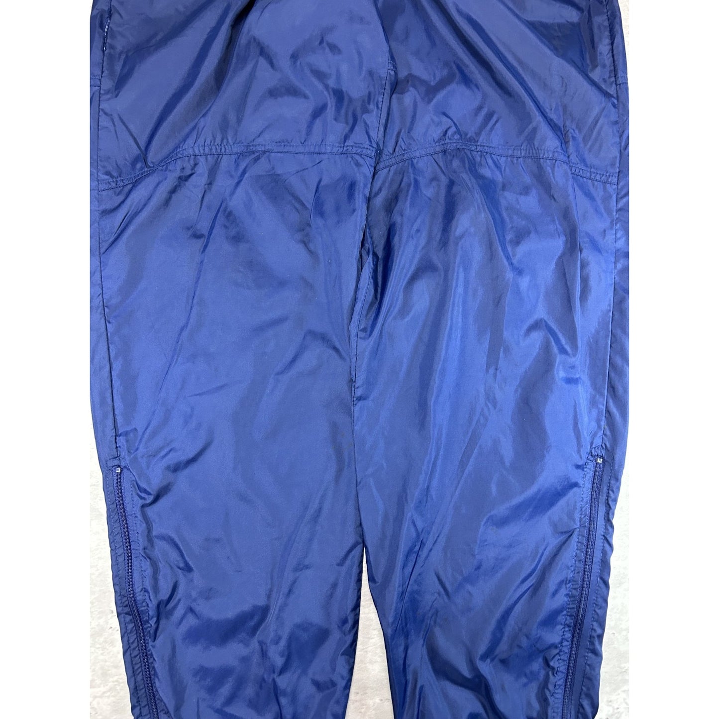 Vintage 90s Nike Tonal Embroidered Swoosh Nylon Track Pants Size Large