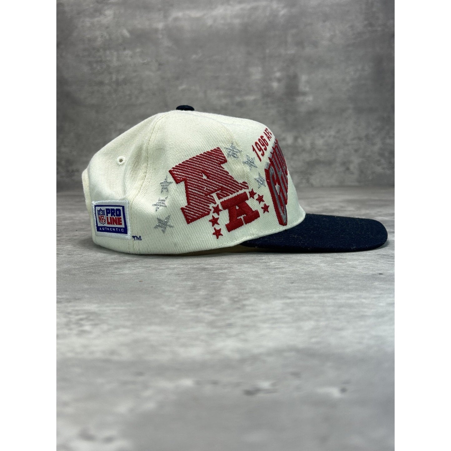 VTG 1996 New England Patriots NFL AFC Champs Sports Specialties Snapback Hat