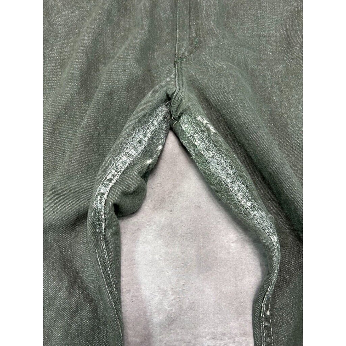 Vintage 1960s Wrangler Western Denim Trouser Pants Size 30 Green