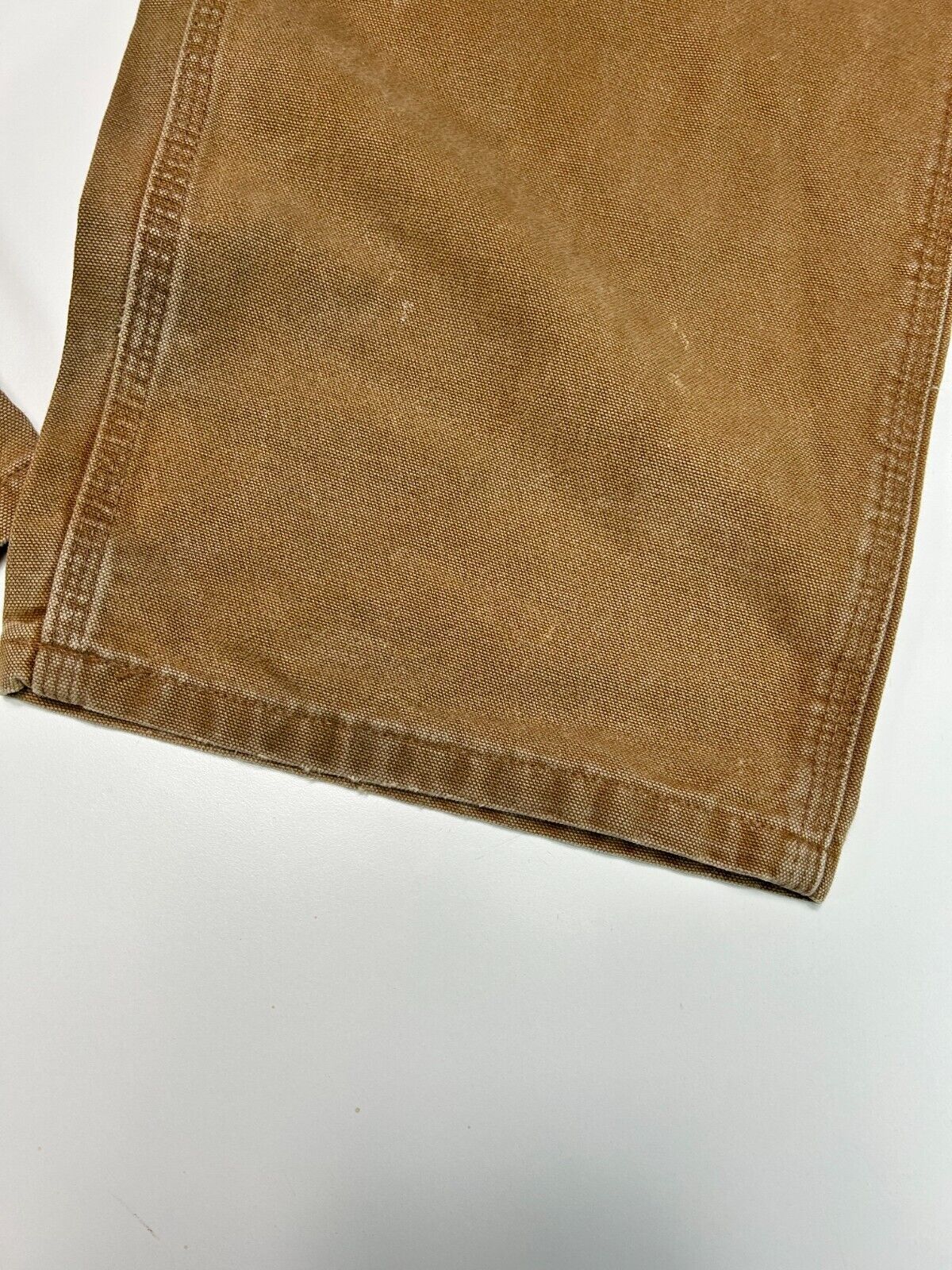 Vintage Carhartt Canvas Work Wear Carpenter Pants Size 34W Beige