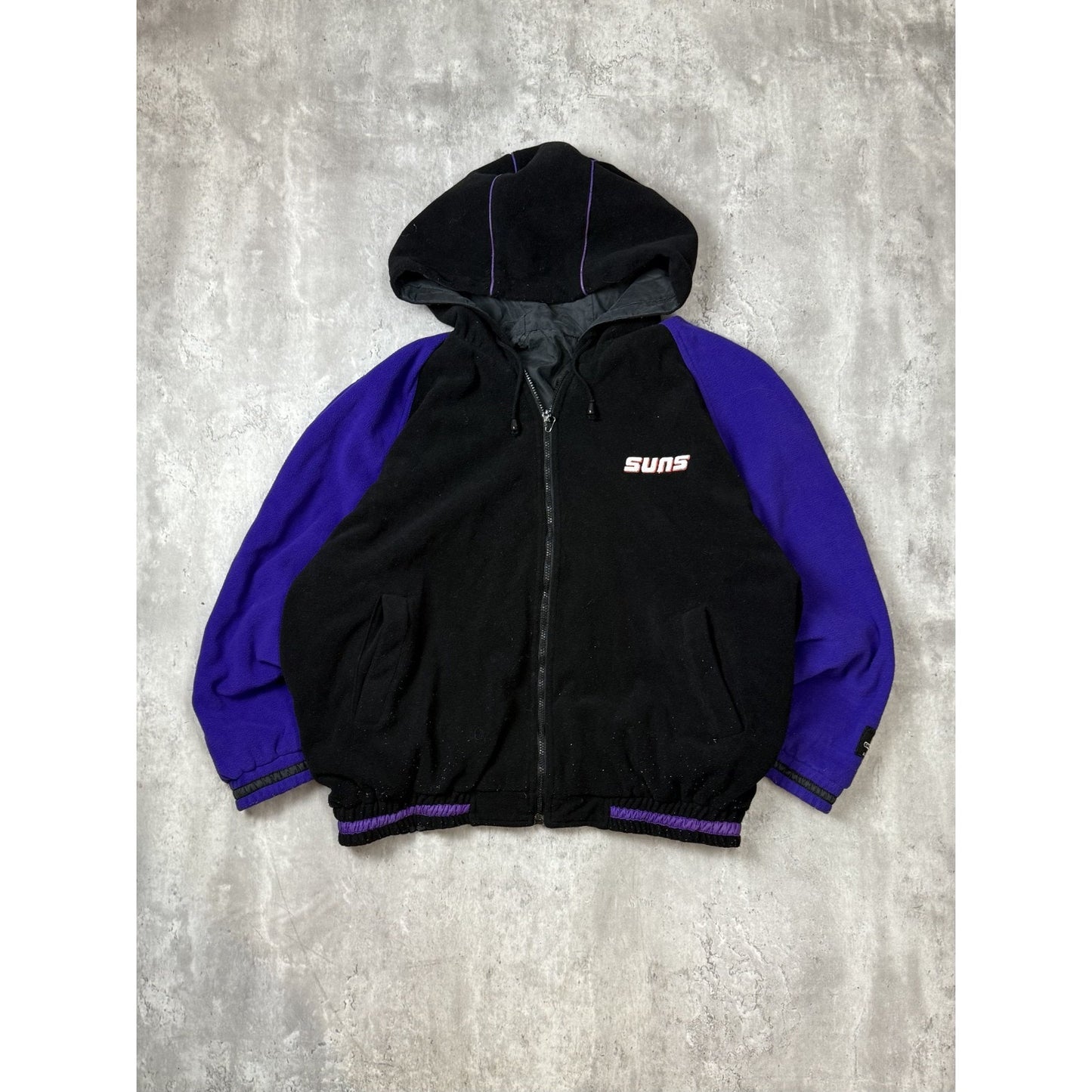 Vintage 90s Phoenix Suns NBA Embroidered Reversible Basketball Jacket Size XL