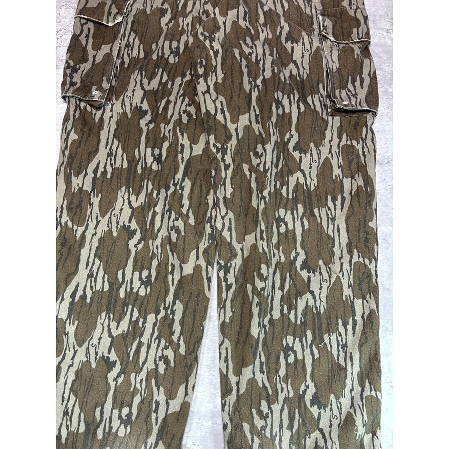 Vintage Mossy Oak Apparel Tree Camo Hunting Cargo Pants Size 36
