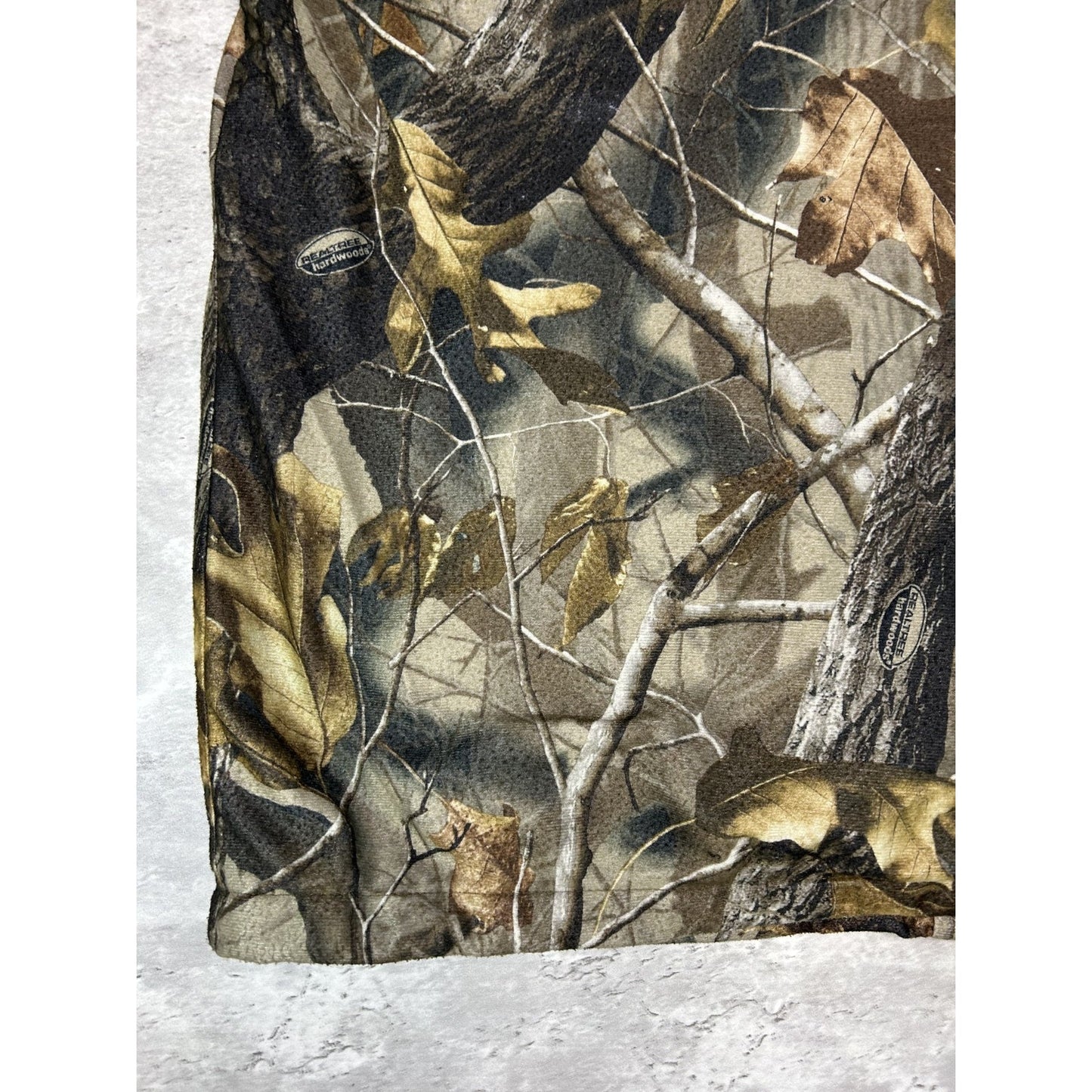 Vintage 90s Stearns Dry Wear Advantage Tree Camo Hunting Bomber Jacket Size XL