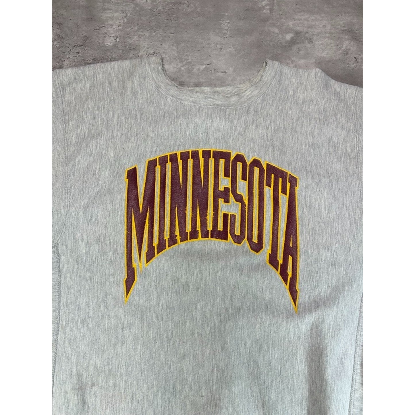 Vintage 90s Minnesota Gophers NCAA Champion Reverse Weave Sweatshirt Size XL