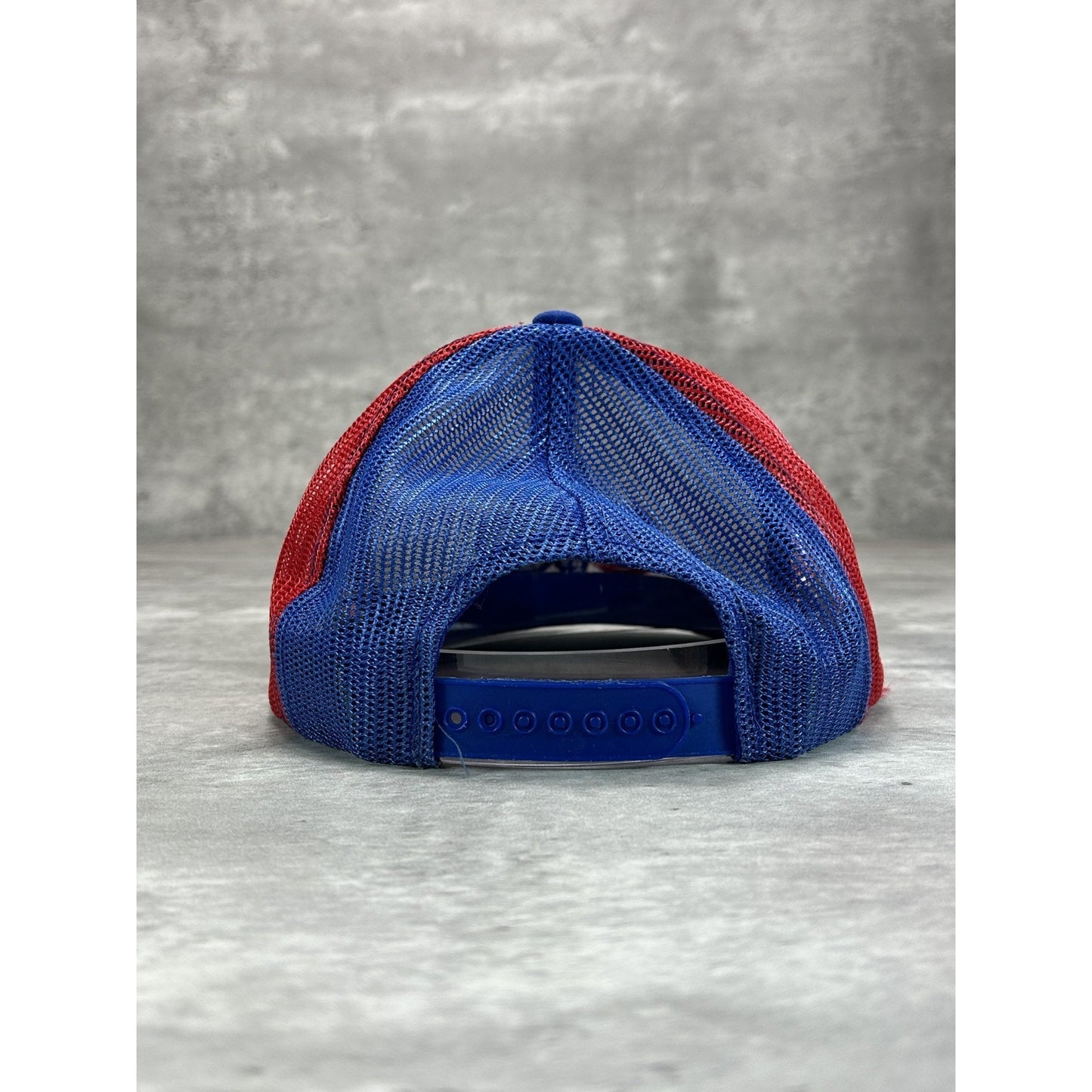 Vintage 1980s Montreal Expos MLB Embroidered Logo Trucker Snapback Hat OSFA