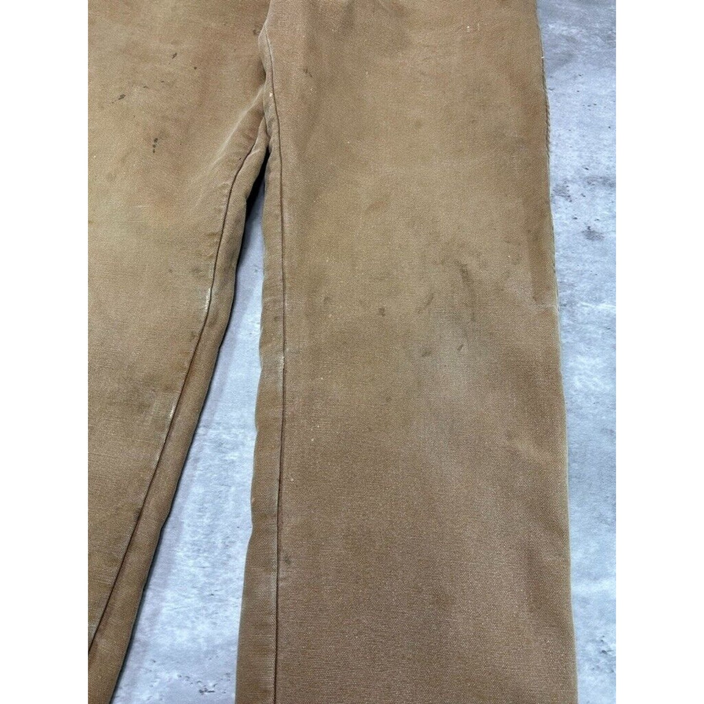 Vintage Dickies Quilted Lined Canvas Workwear Pants Size 31 Beige
