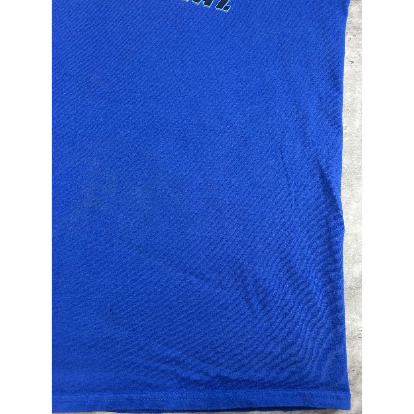 Vintage Don O'Neal #5 The Real Deal Racing Graphic T-Shirt Size Large Blue