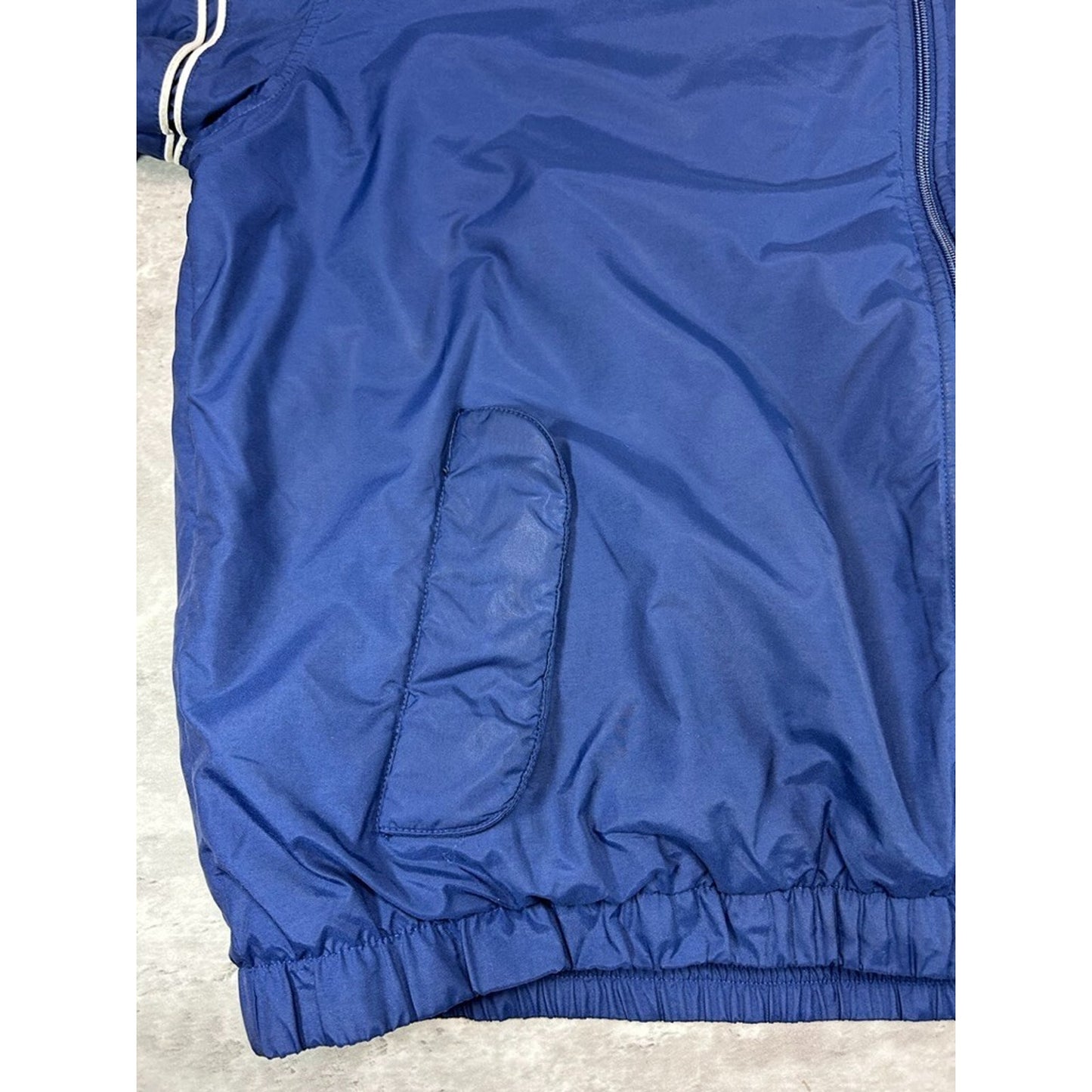 Vintage 2000s Nike Embroidered Swoosh Insulated Nylon Jacket Size XL Blue