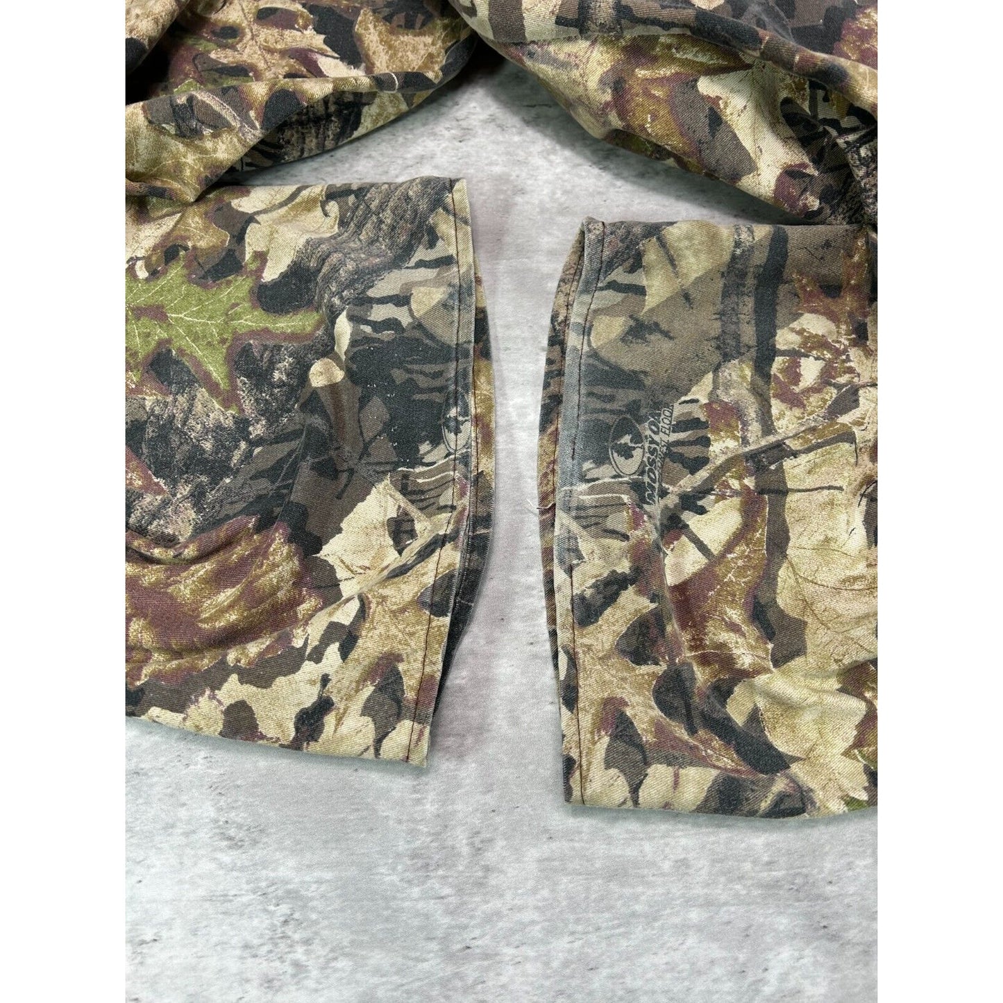 Vintage Jerzees Mossy Oak Forest Floor Camo Cargo Hunting Pants Size 41