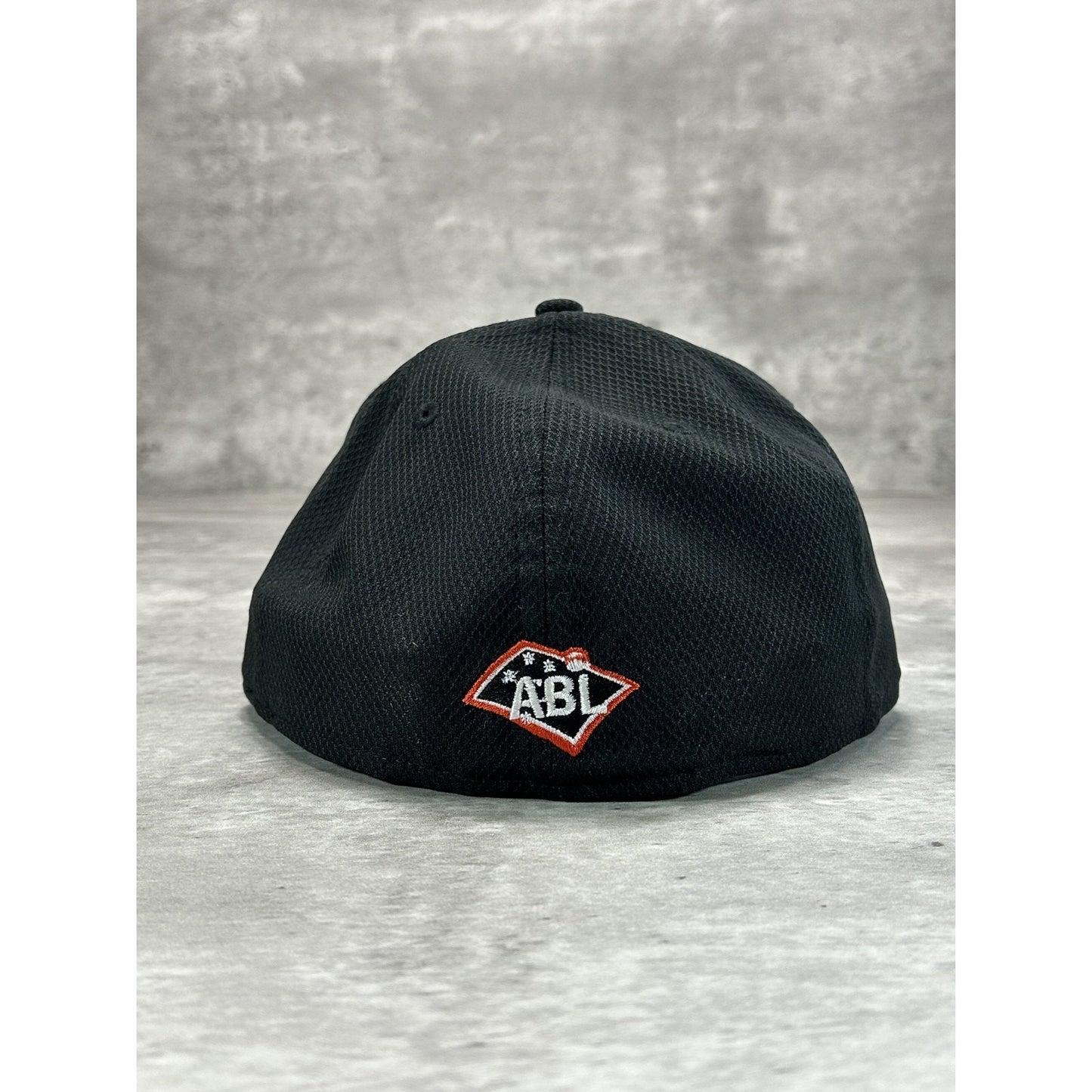 MiLB Embroidered Logo Baseball Fitted Hat 7 1/2 Black