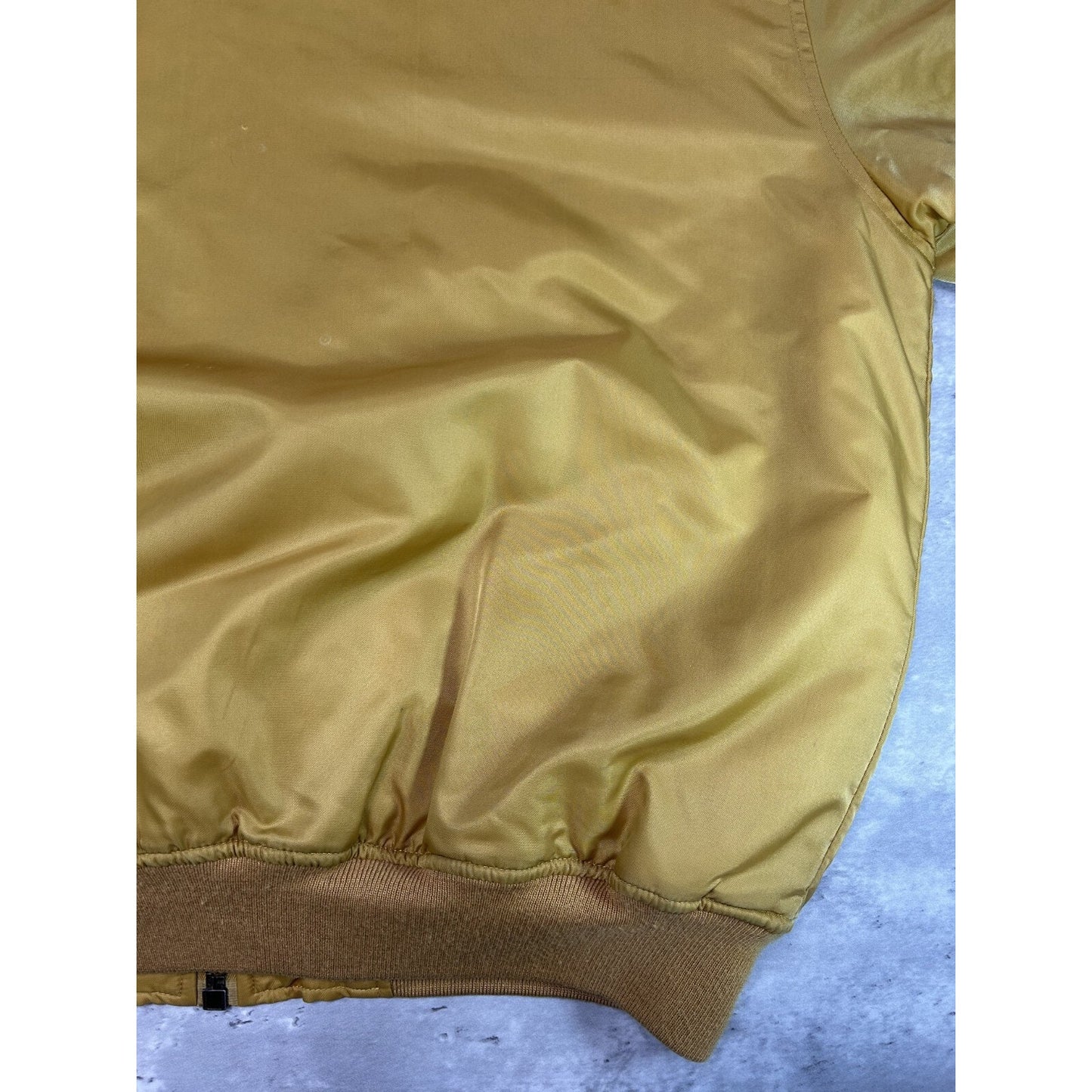 Vintage Y2K Southpole Nylon Full Zip Bomber Jacket Size XL Yellow