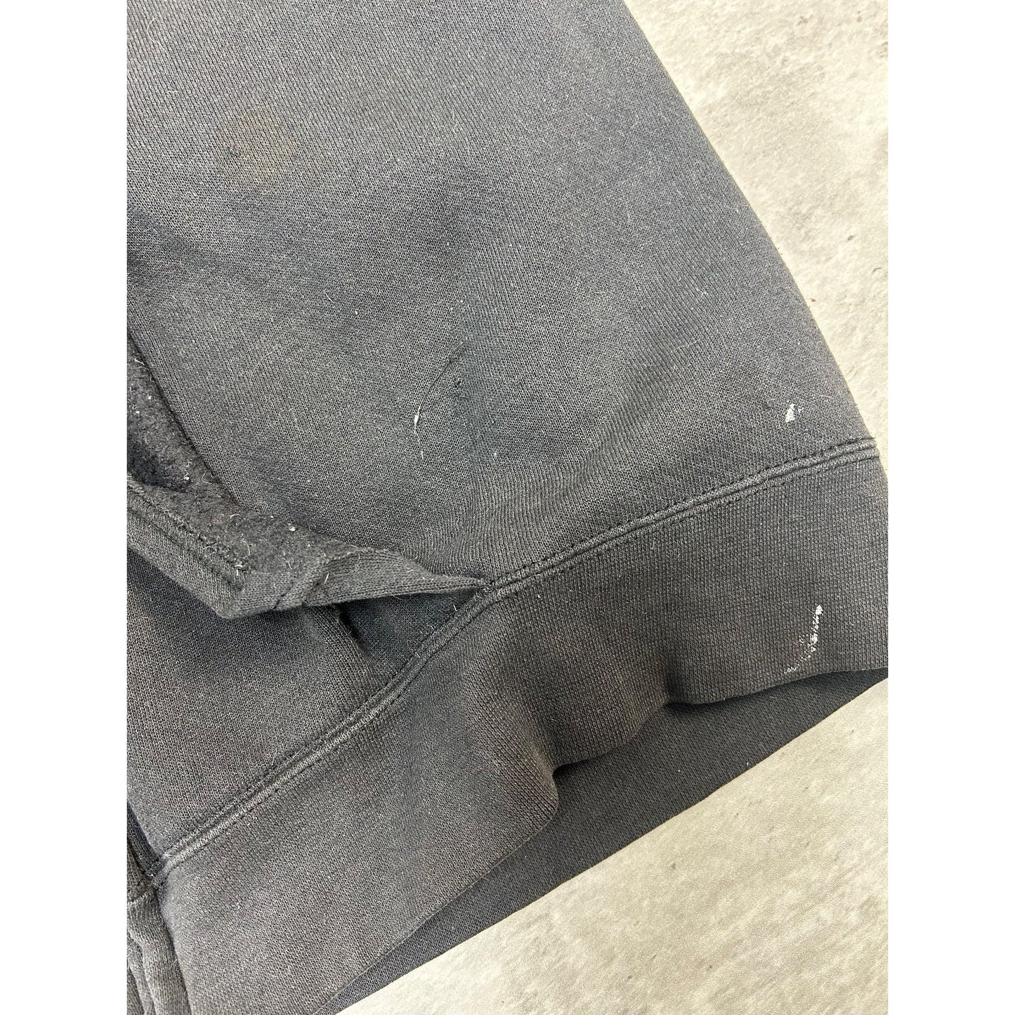 Vintage 2001 Harley Davidson Flame Sleeve Classic Logo Full Zip Sweatshirt Med