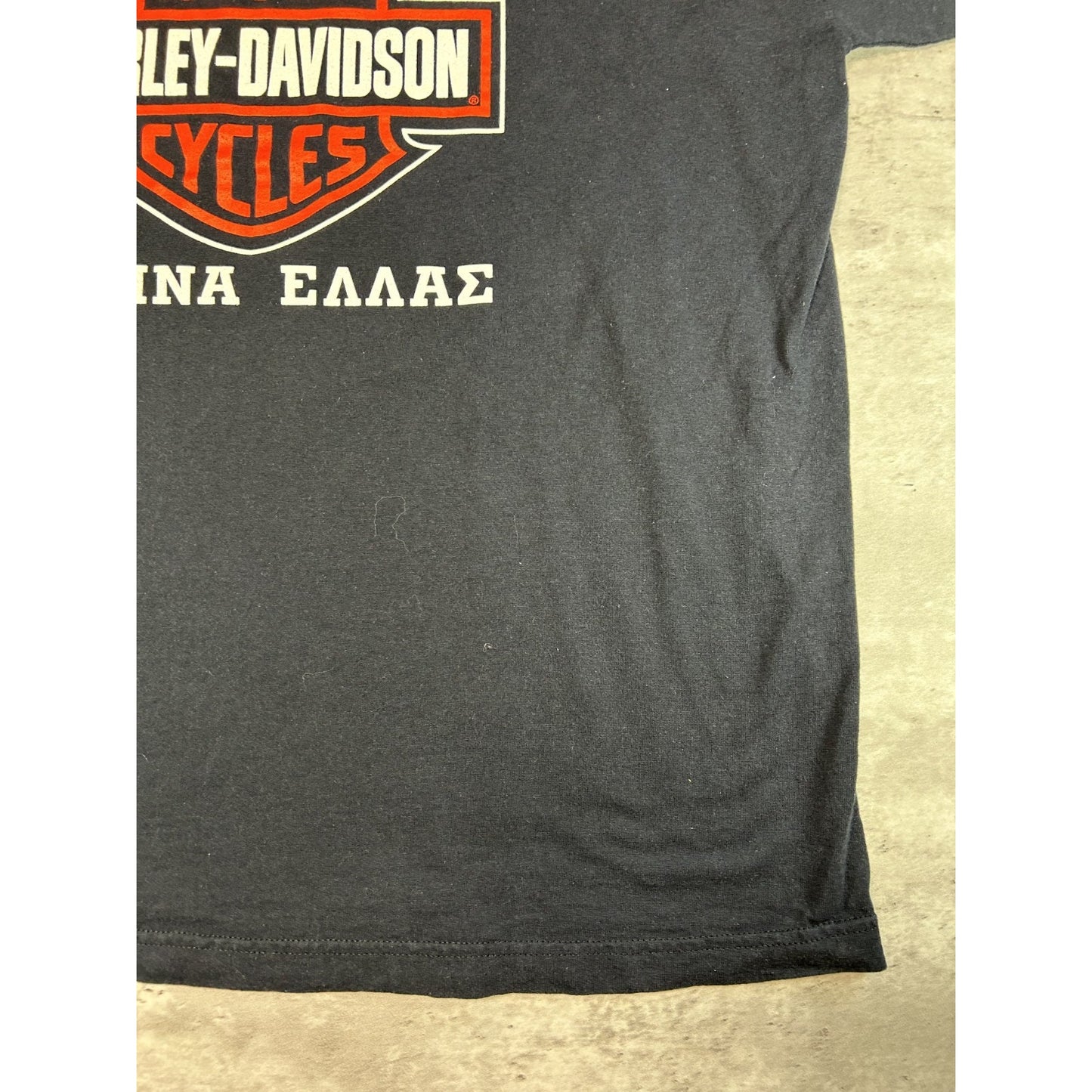 Vintage Harley Davidson Trademark Lifestyle Spellout Graphic T-Shirt Size XL