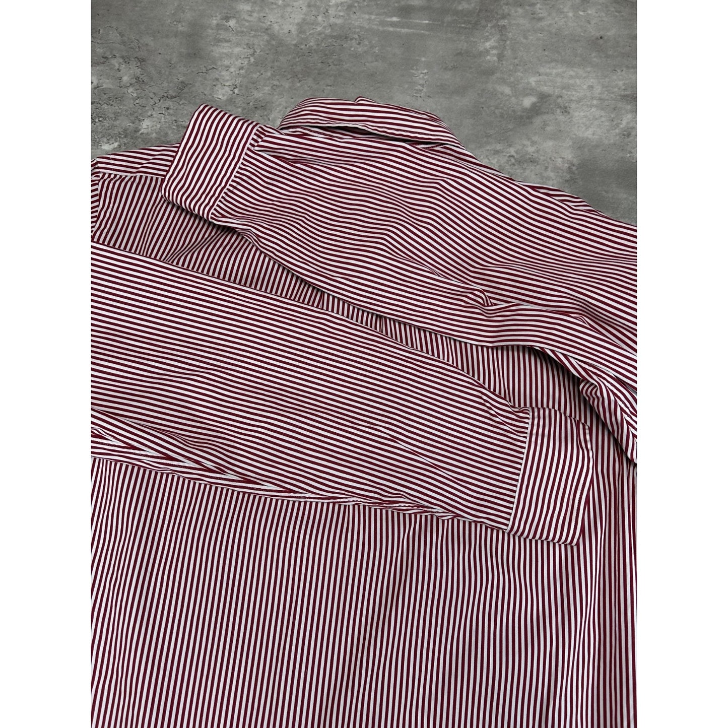 Vintage Polo Ralph Lauren Striped Print Long Sleeve Button Up Shirt Size Large