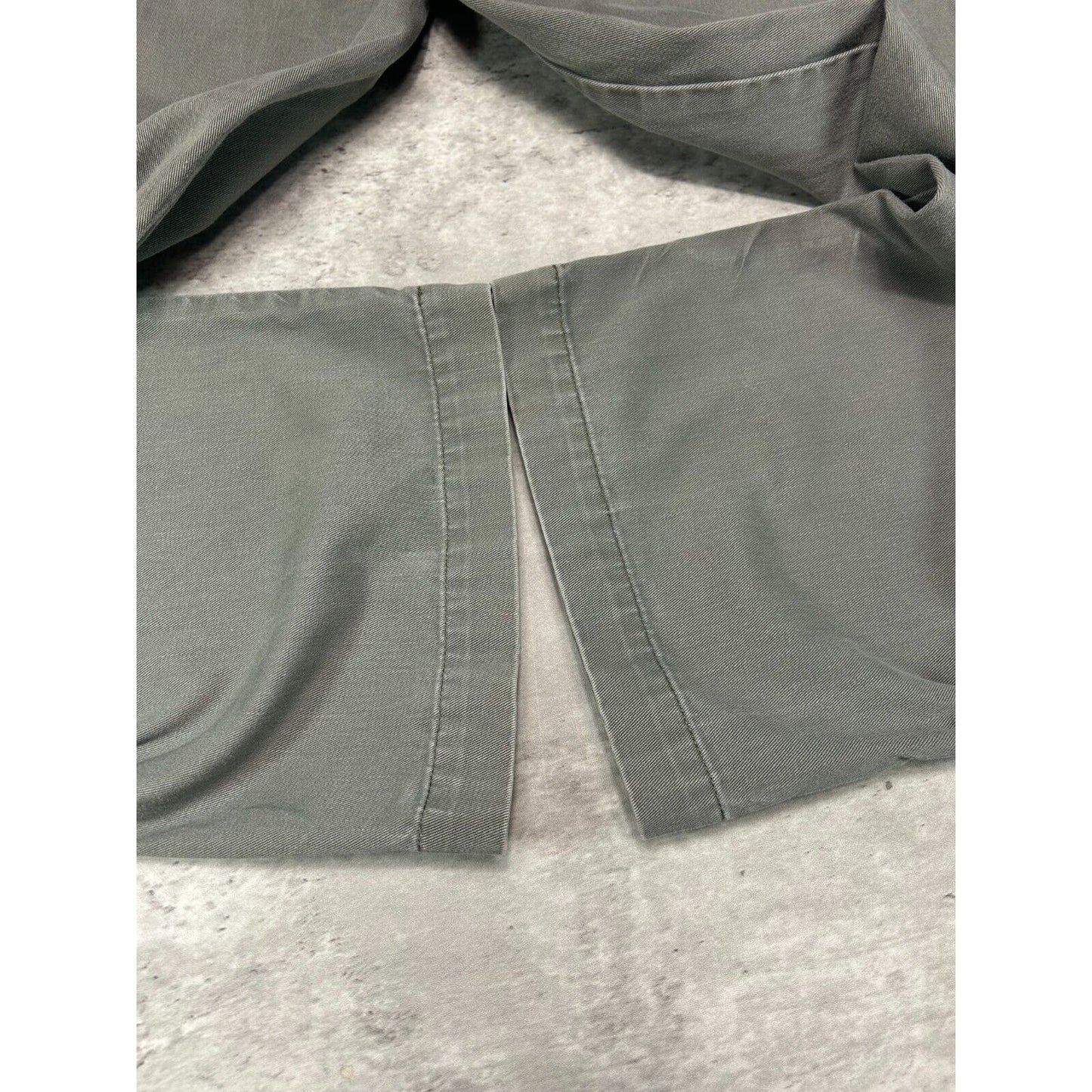Vintage Polo Ralph Lauren Darted Chino Trouser Style Pants Size 35 Gray