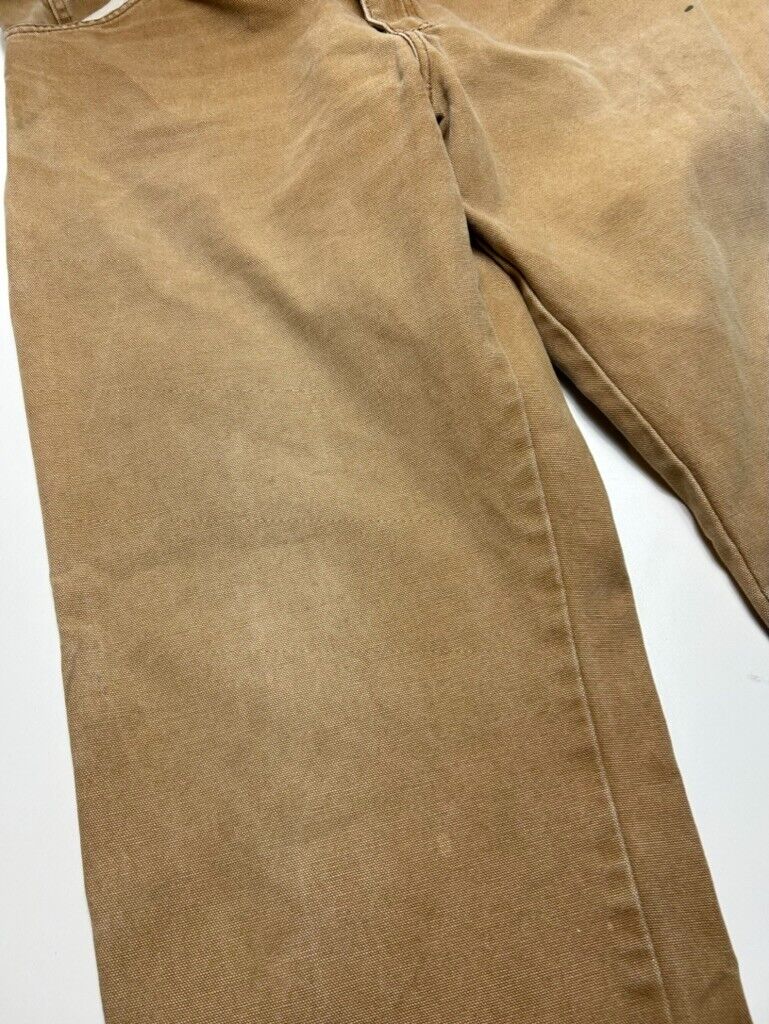 Vintage Dickies Canvas Workwear Carpenter Pants Size 36W Beige