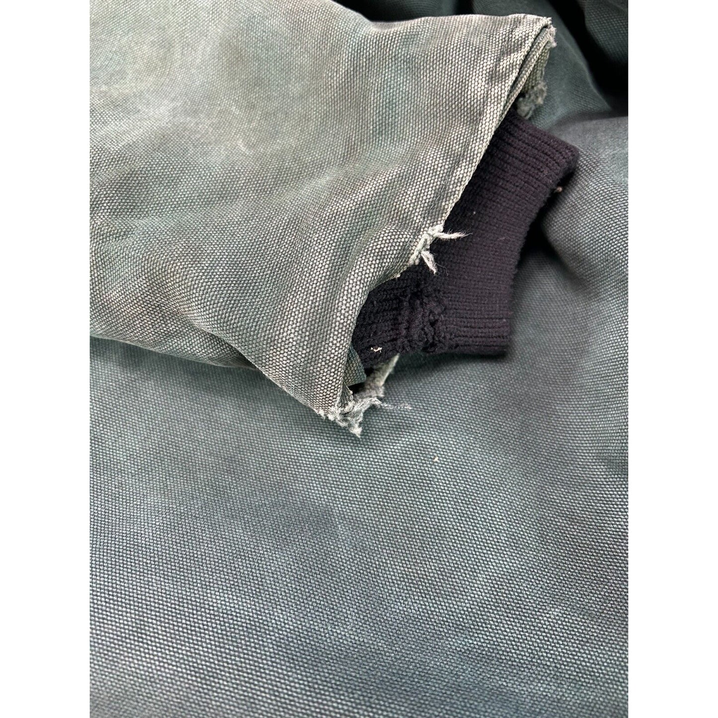 Vintage Carhartt Quilted Lined Canvas Workwear Arctic Jacket Size XL Green