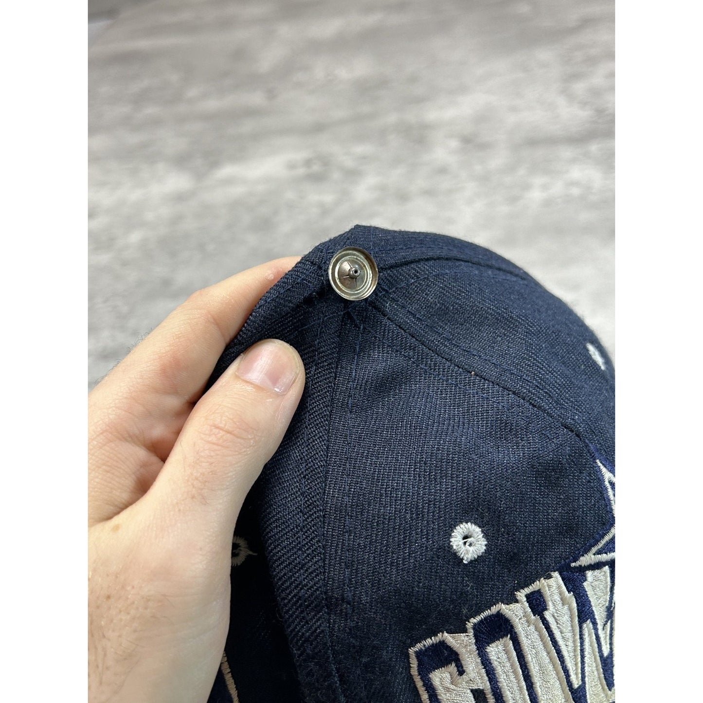 Vintage 90s Dallas Cowboys NFL Embroidered Logo Football Snapback Hat OSFA