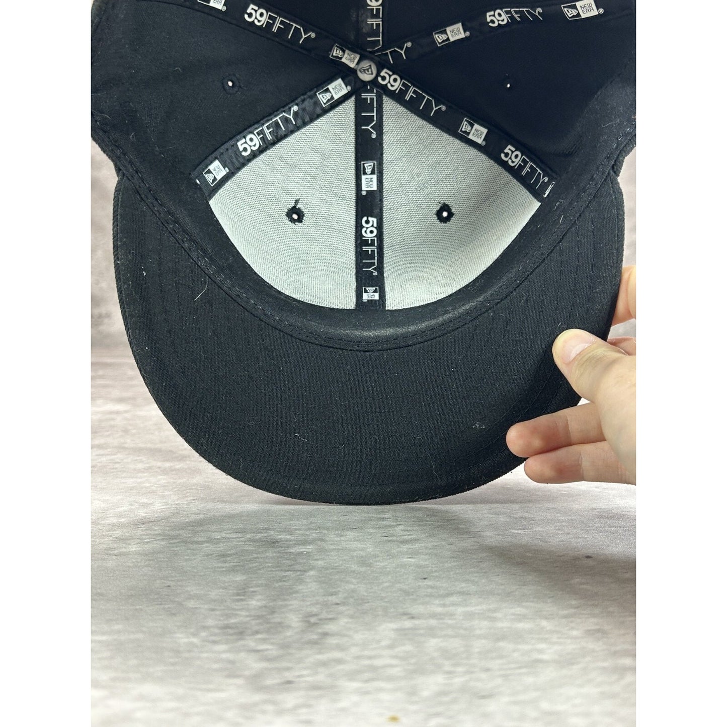 Erie Seawolves MiLB Embroidered Logo Baseball Fitted Hat OSFA Black