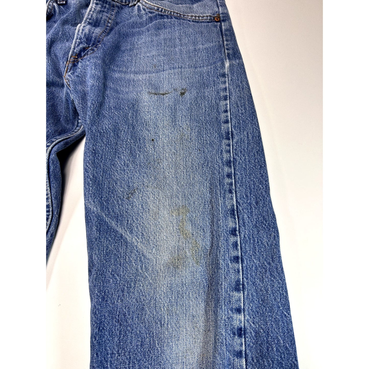 Vintage 80s/90s Levis Orange Tab Dark Wash Denim Pants Size 34
