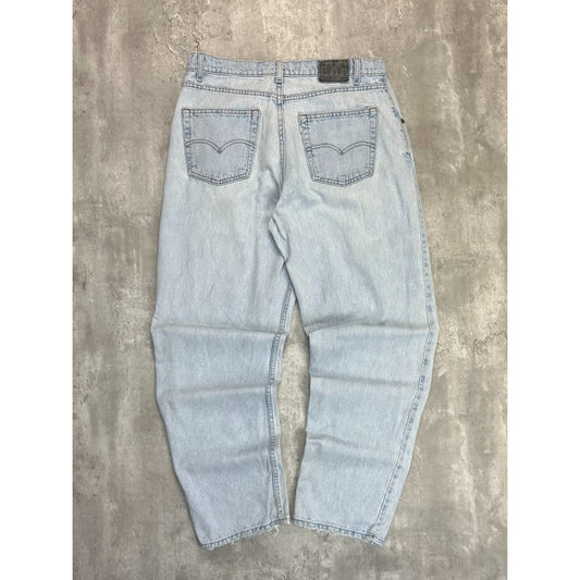 Vintage 90s Levis Silvertab Loose Fit Light Wash Denim Pants Size 34