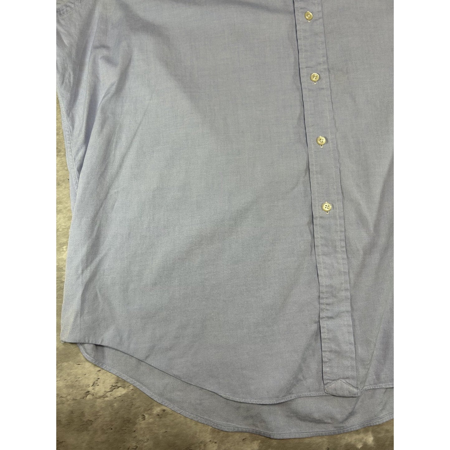 Vintage Polo Ralph Lauren Embroidered Pony Long Sleeve Button Up Shirt Sz 2XL