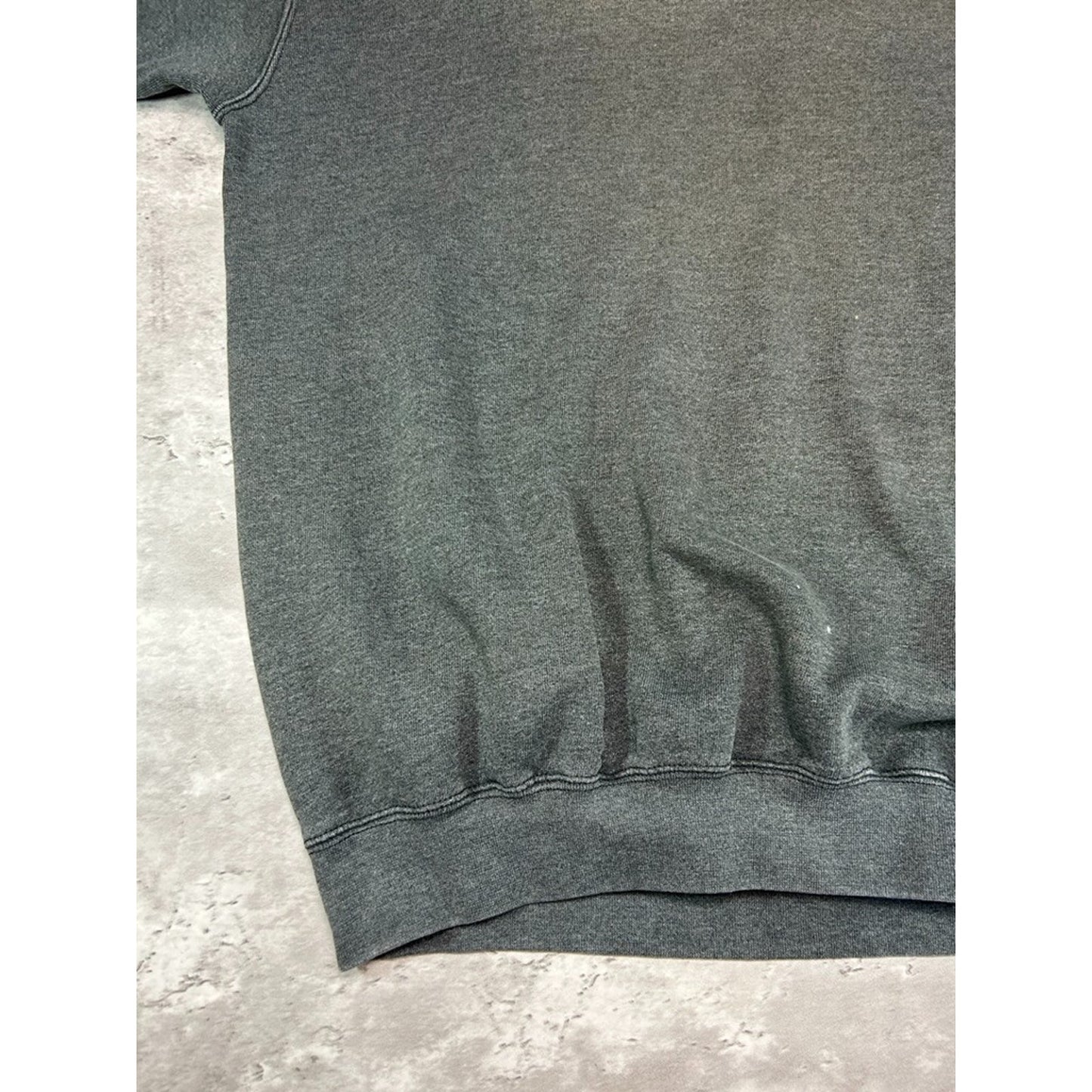 Vintage 90s Nike Graphic Swoosh Spellout Crewneck Sweatshirt Size Large Gray