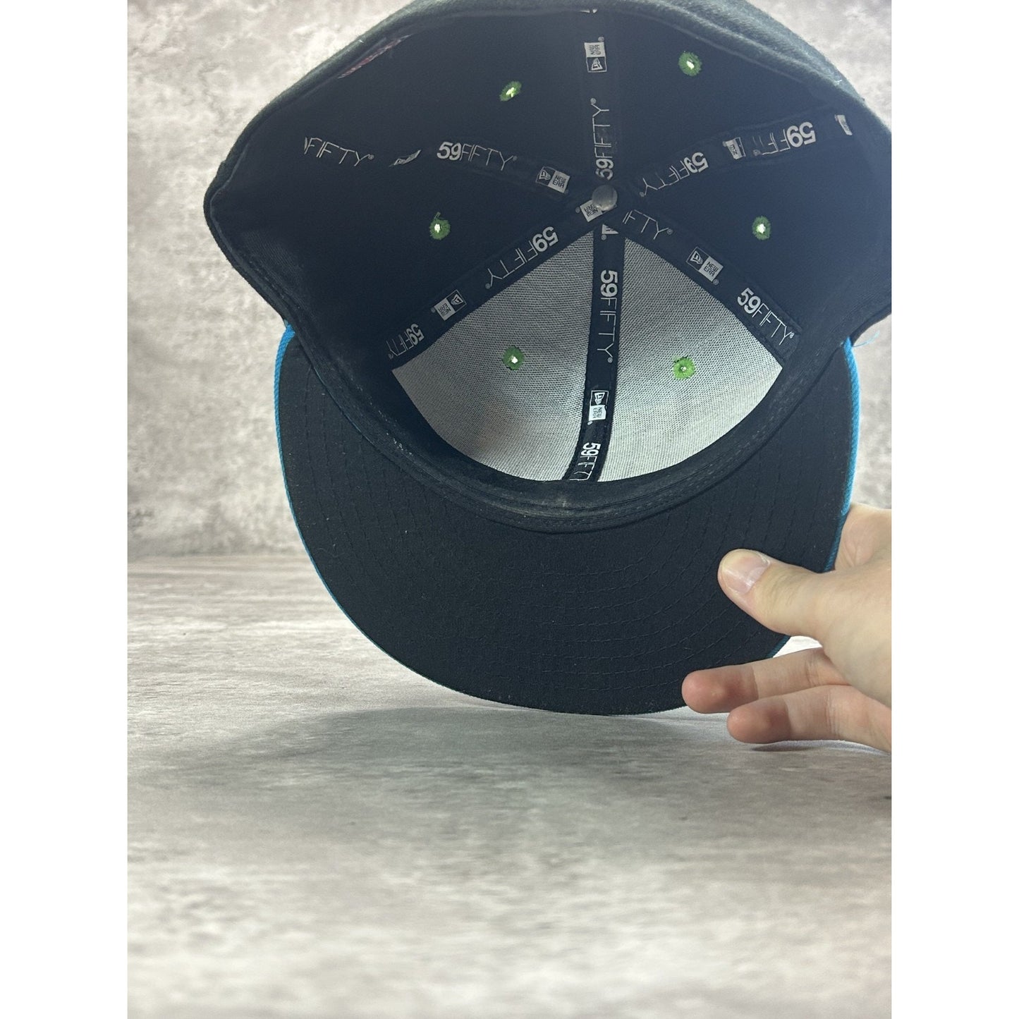 Pensacola Blue Wahoos MiLB Embroidered Logo Baseball Fitted Hat 7 1/2