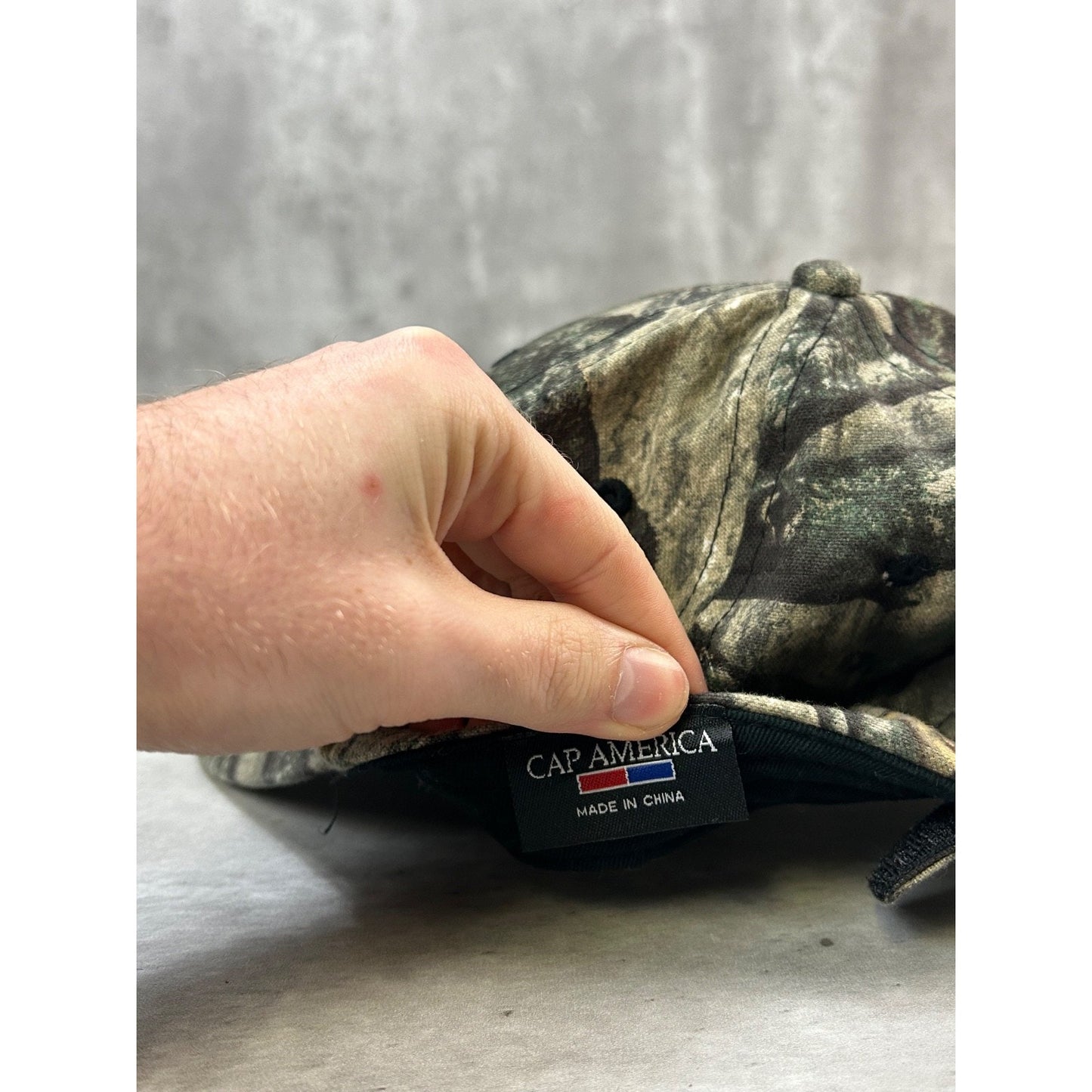 Vintage Mossy Oak Treestand Camo Hunting Snapback Hat OSFA