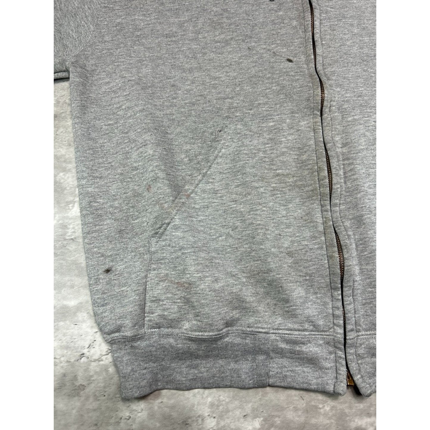 Vintage Carhartt Embroidered Spellout Full Zip Hooded Sweatshirt Size Large