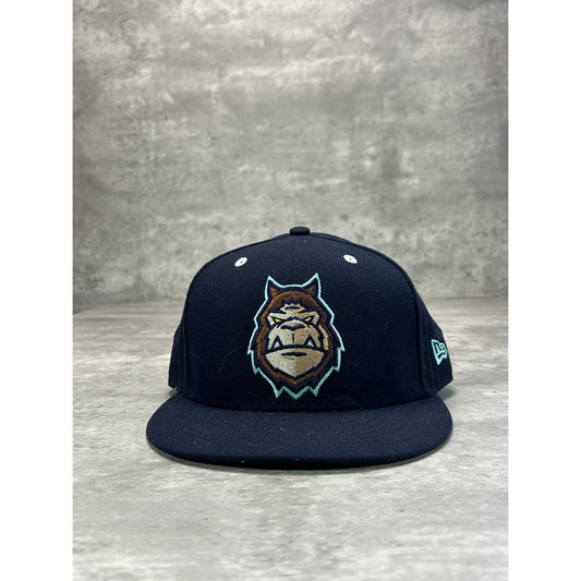 MiLB Embroidered Monster Logo Baseball Fitted Hat 7 1/2