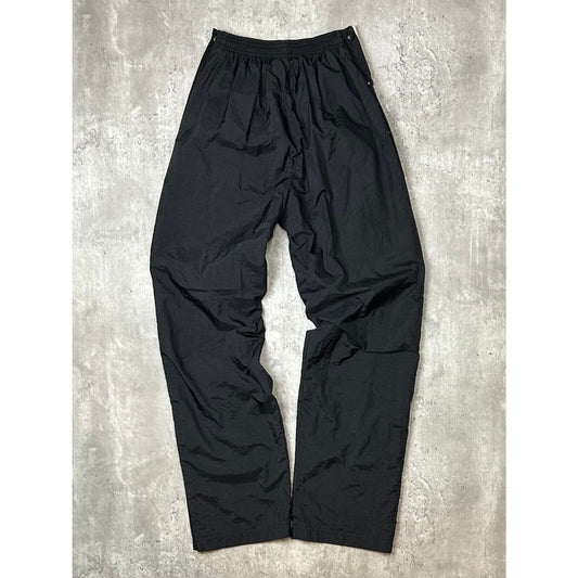 Vintage Adidas Embroidered Logo Three Stripe Nylon Track Pants Size Small